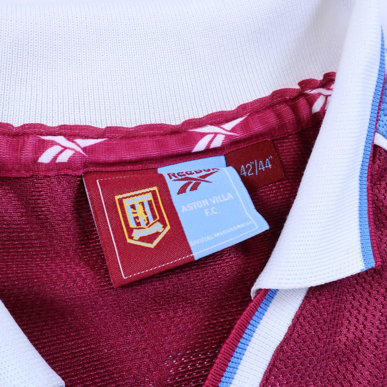 Aston Villa Barry #15 1998/99 Home Shirt - XL- TAGS