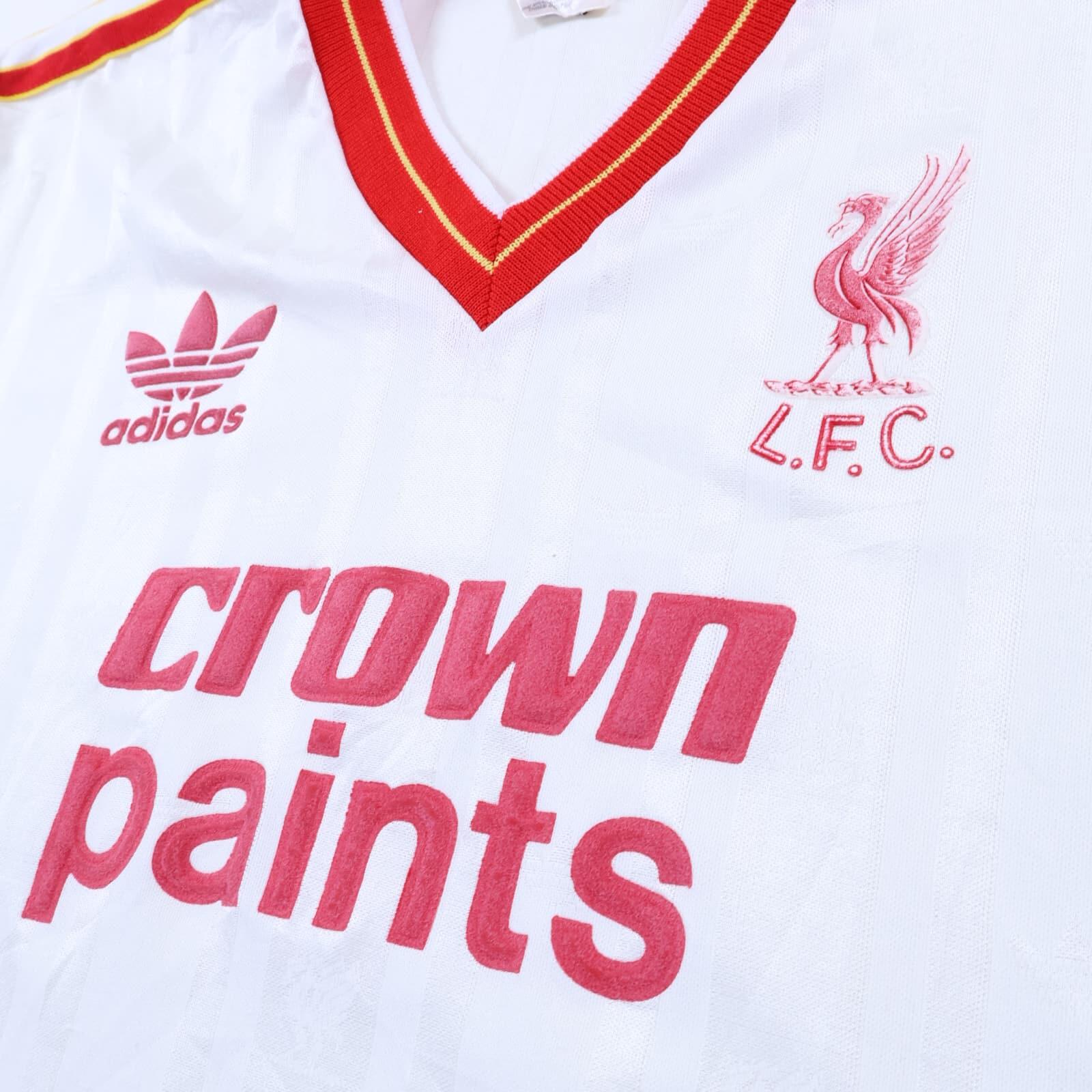 Liverpool F.C 1985/86 Away Shirt - L- BACK