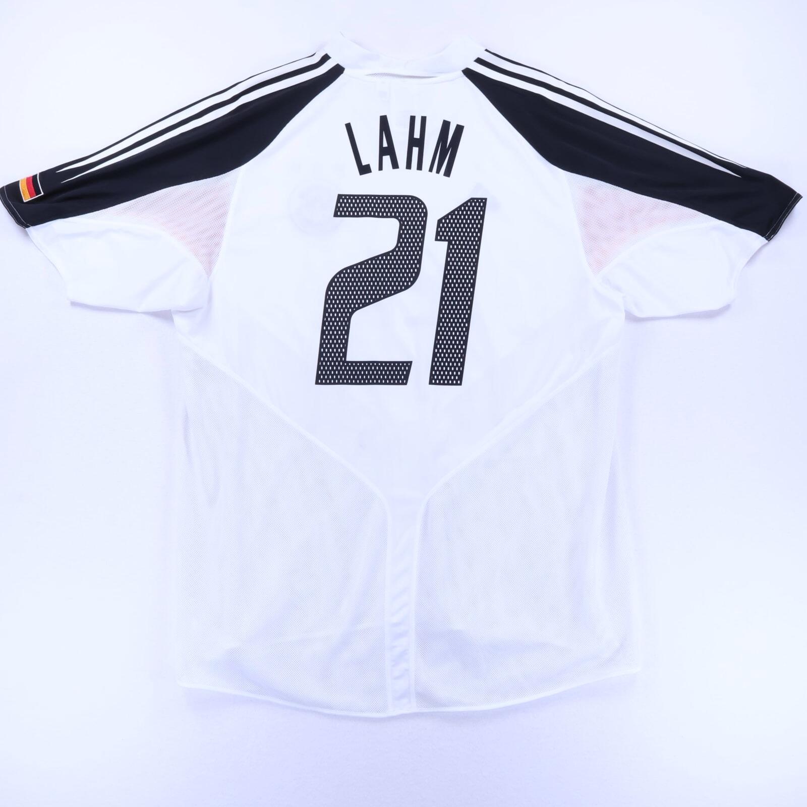 Germany Lahm #21 2004/05 Home Shirt - XL