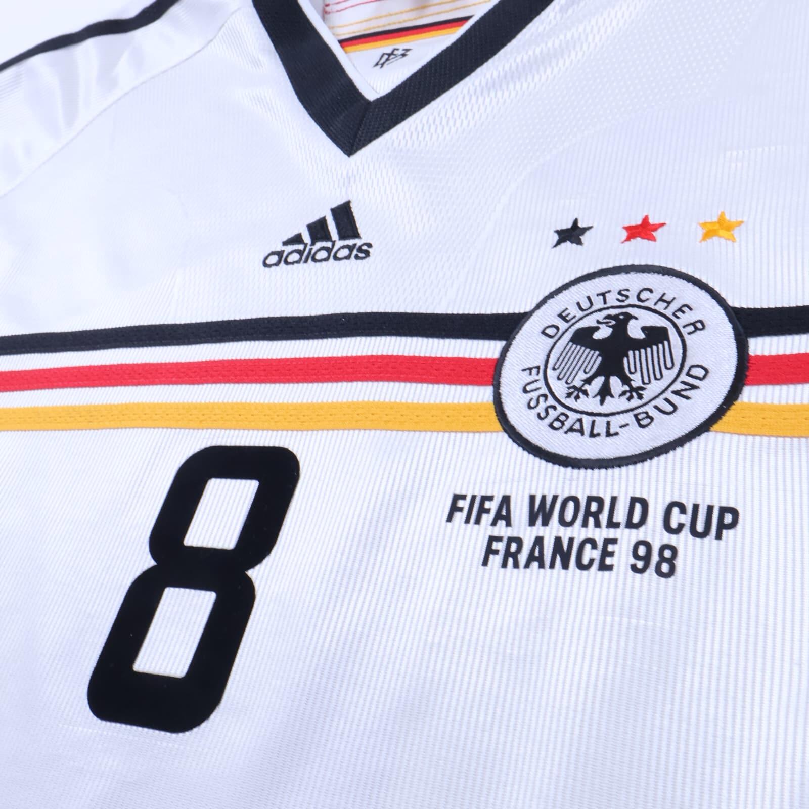Germany Matthaus #8 1998/00 Home Shirt - XL