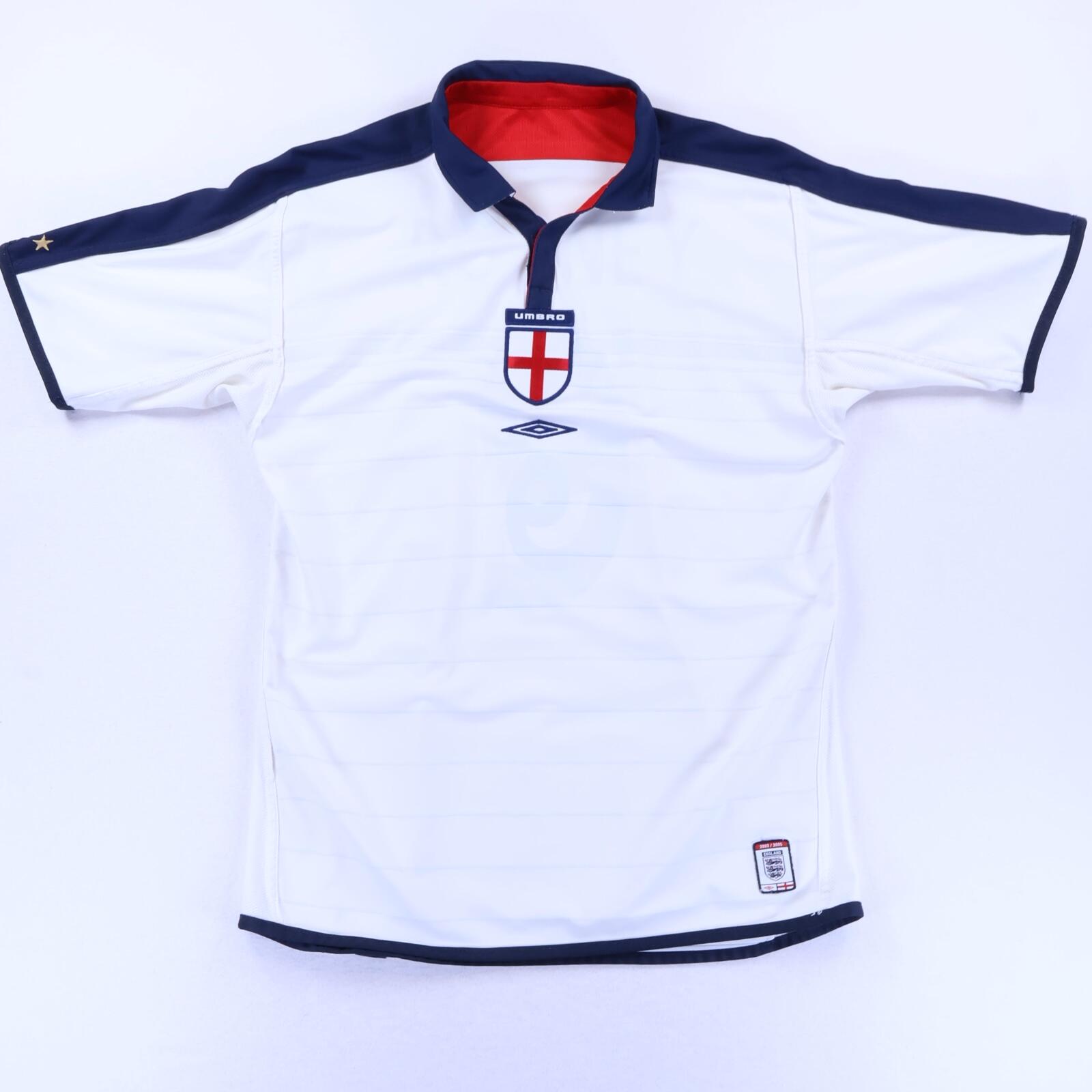 England Rooney #9 2003/05 Home Shirt - Reversible - M