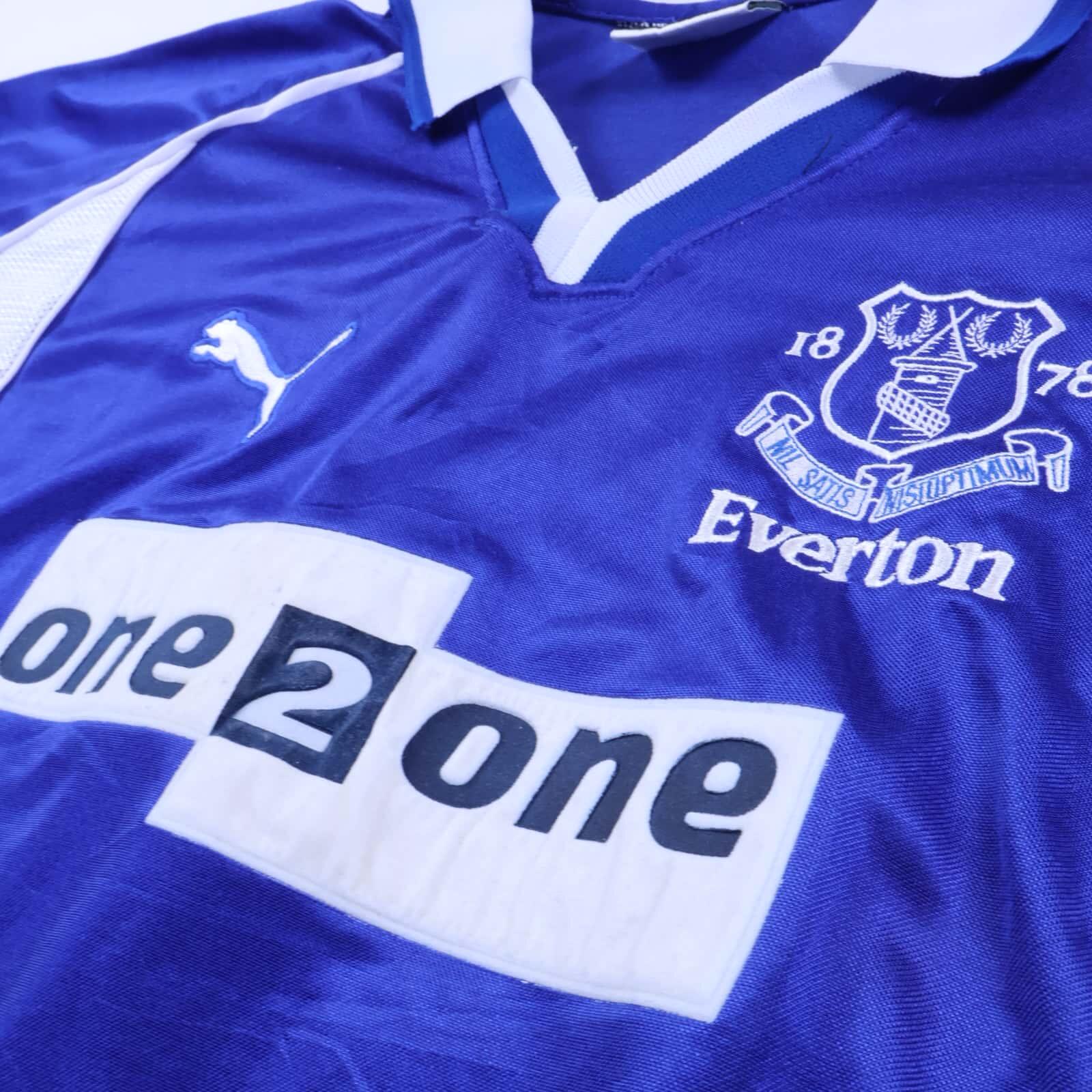 Everton 2000/02 Home Shirt - XL- BACK