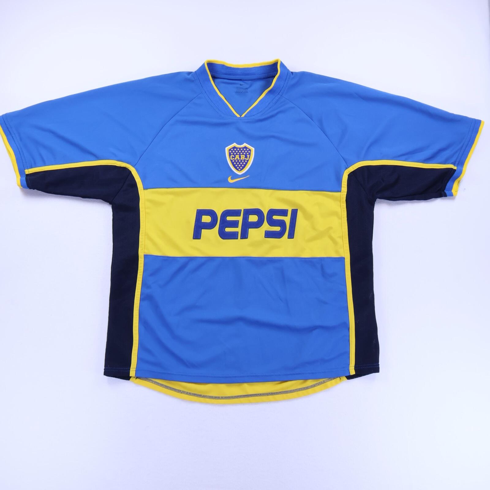 Boca Juniors Tevez #9 2002/03 Home Shirt - XL- BACK