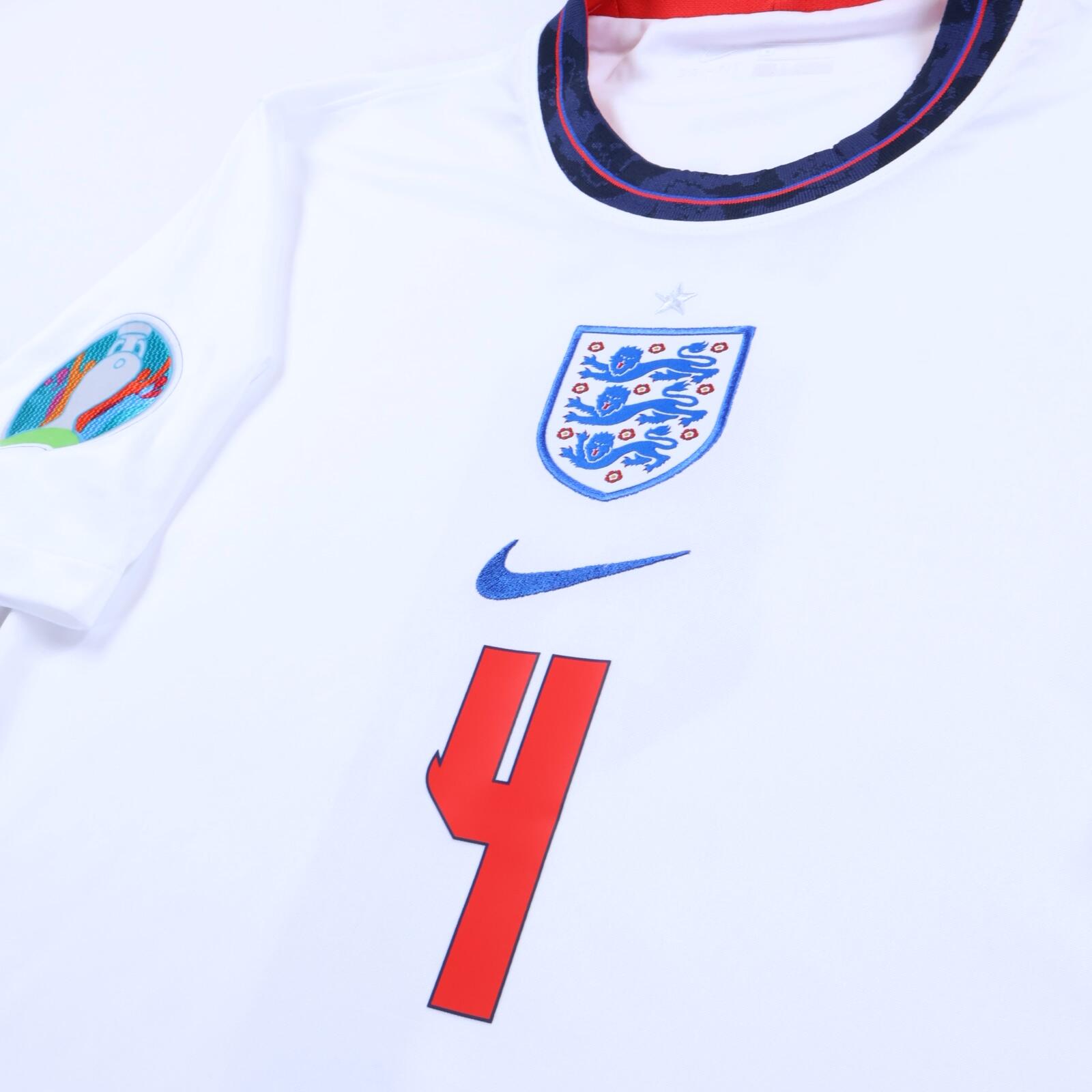 England Rice #4 2020/22 Home Shirt - S