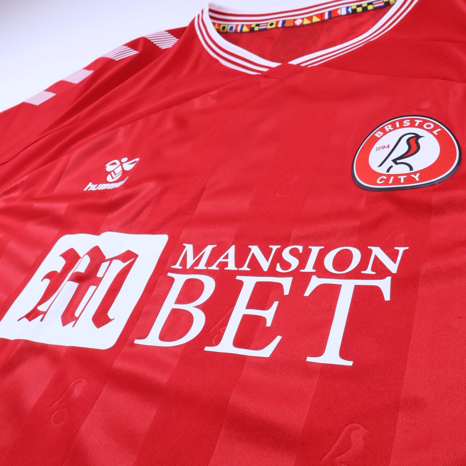 Bristol City F.C 2020/21 Home Shirt - 4XL- BACK