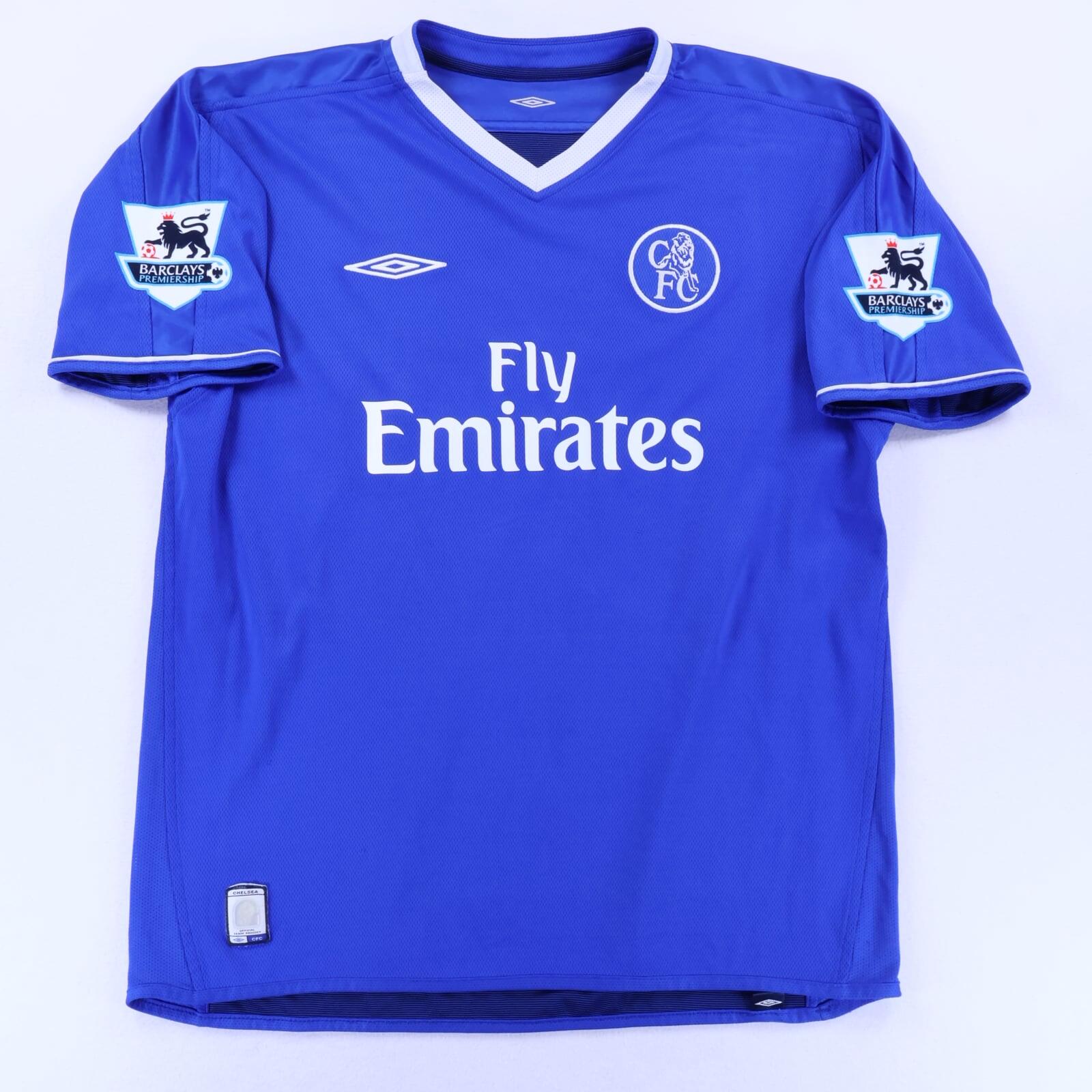 Chelsea Drogba #15 2003/05 Home Shirt - L- BACK