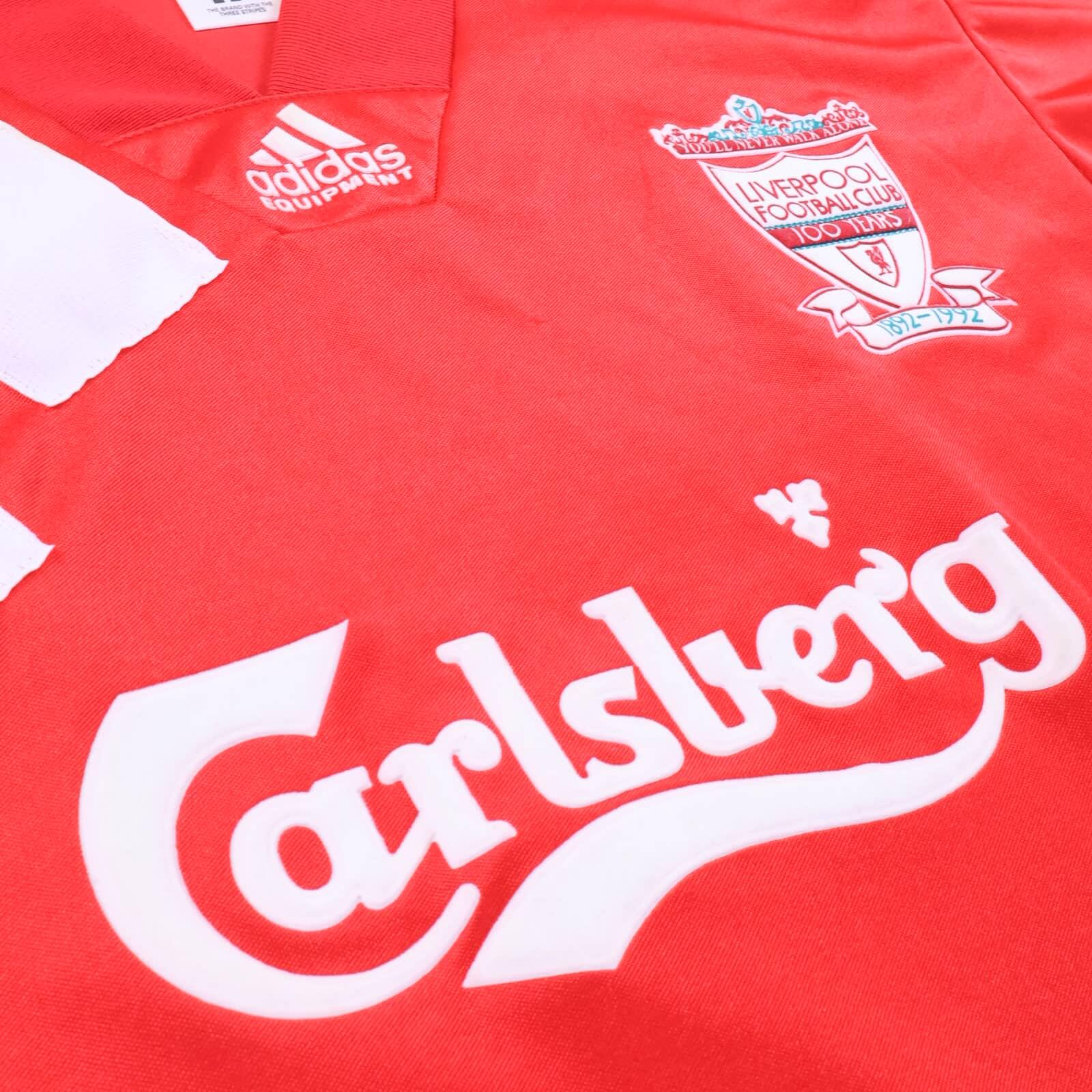 Liverpool F.C 1992/93 Home Shirt - Centenary - L- BACK