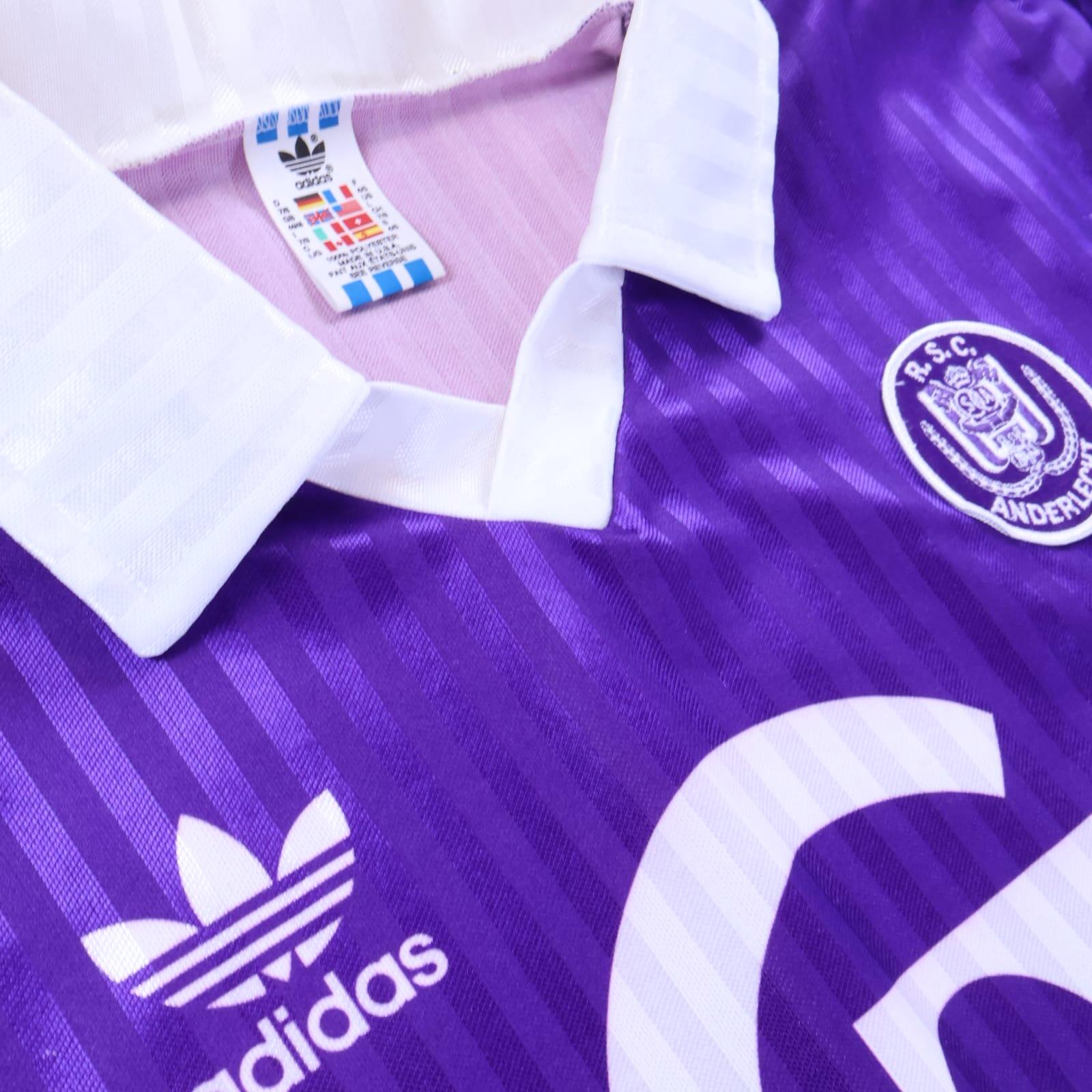 Rsc Anderlecht 1990/92 Away Shirt - L- BACK