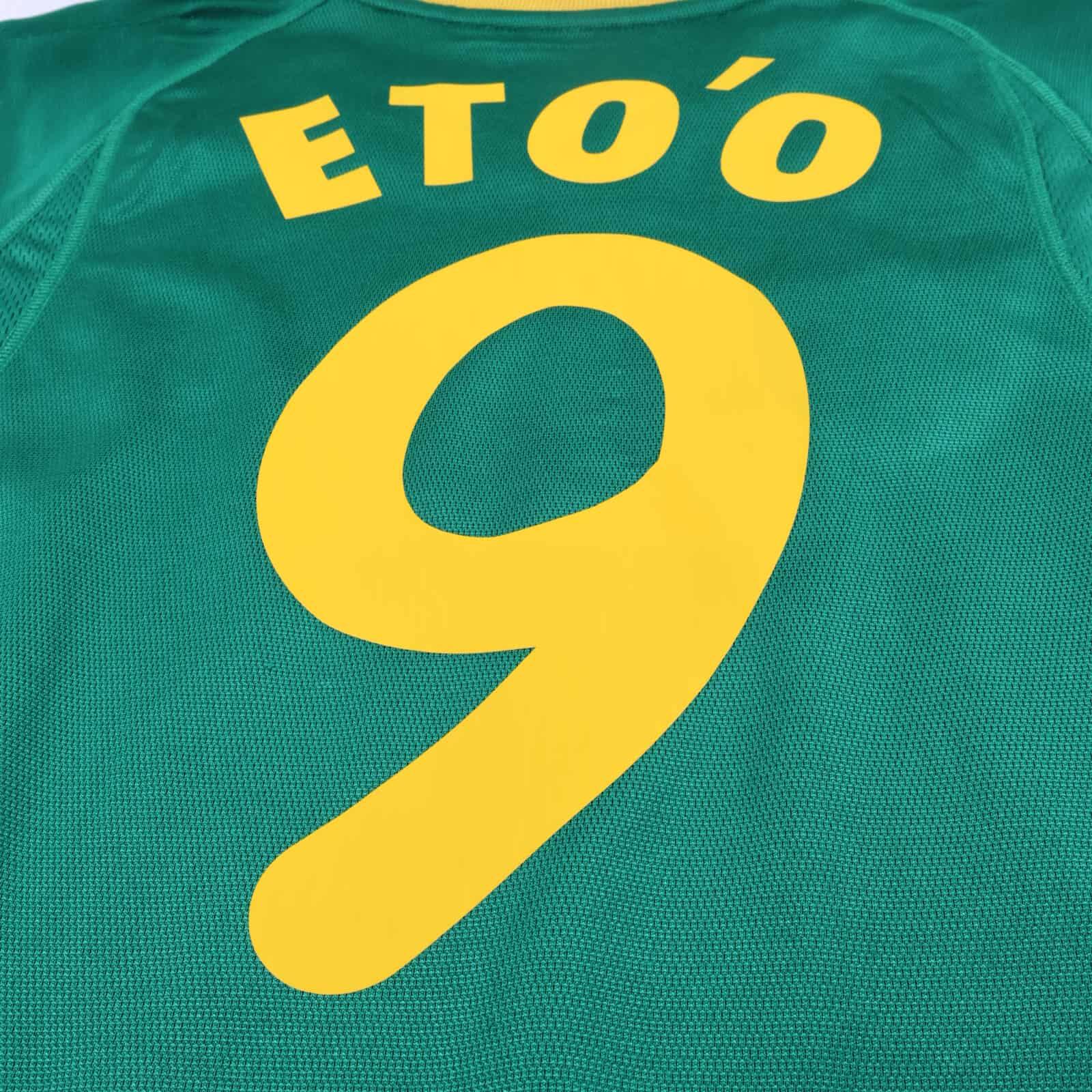 Cameroon Eto'O #9 2002/03 Home Shirt - L