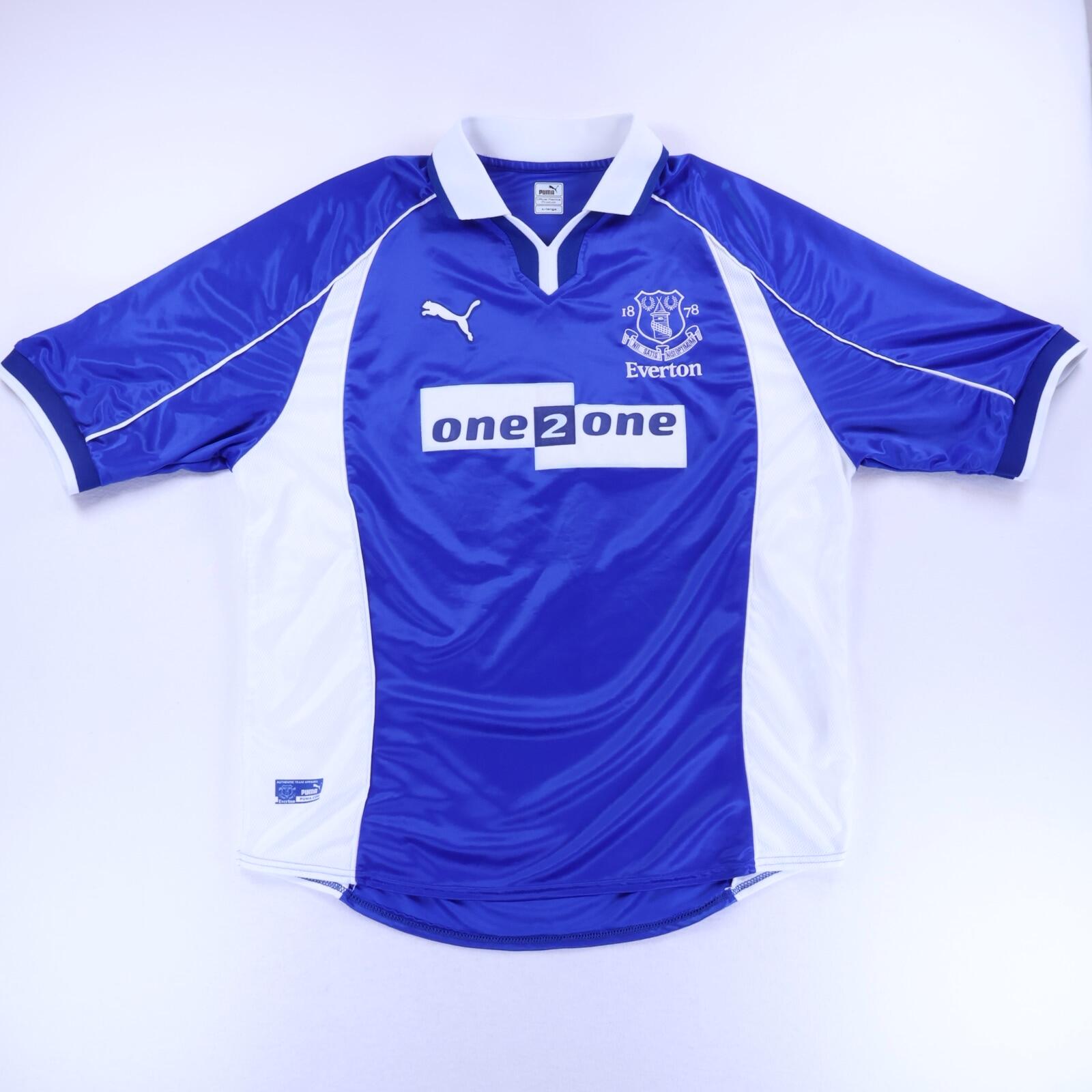 Everton Gascoigne #18 2000/02 Home Shirt - XL- BACK