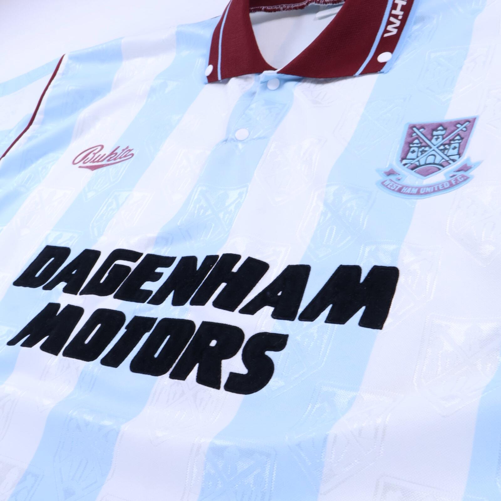 West Ham United 1992/93 Away Shirt - XL- BACK