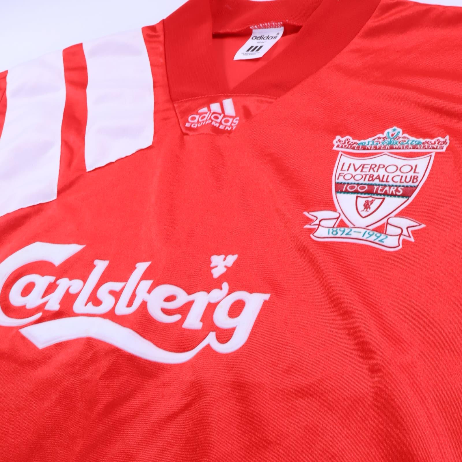 Liverpool F.C 1992/93 Home Shirt - L- BACK