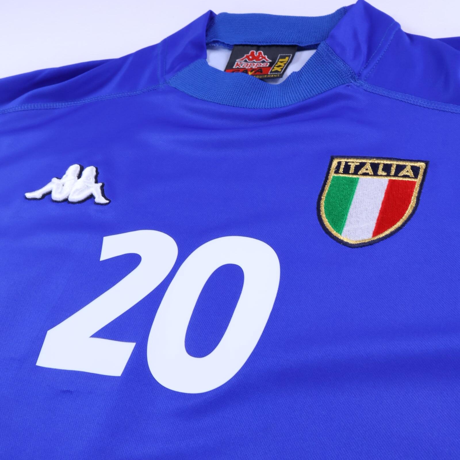 Italy Totti #20 1999/00 Home Shirt - XXL