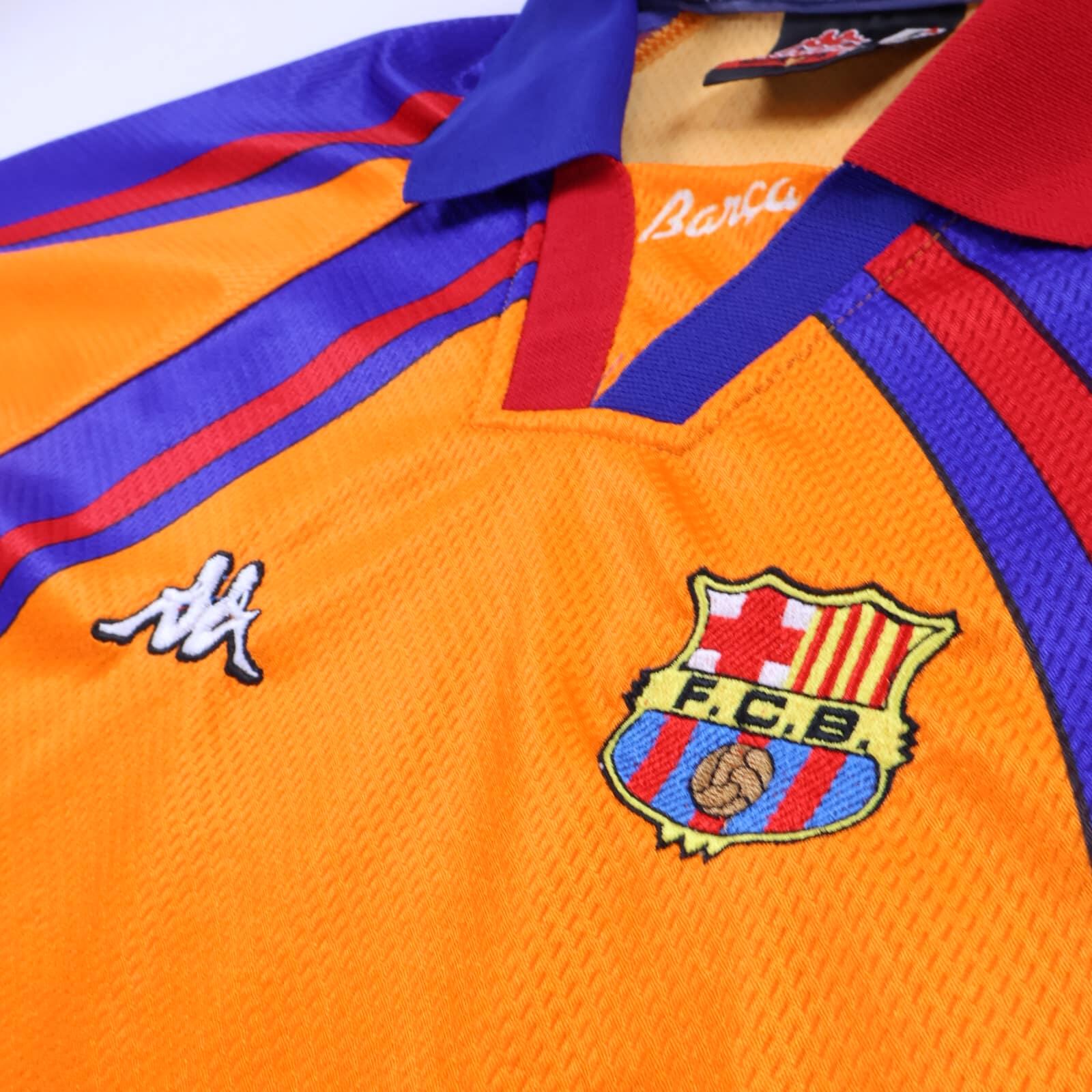 Barcelona 1997/98 Away Shirt - L- BACK