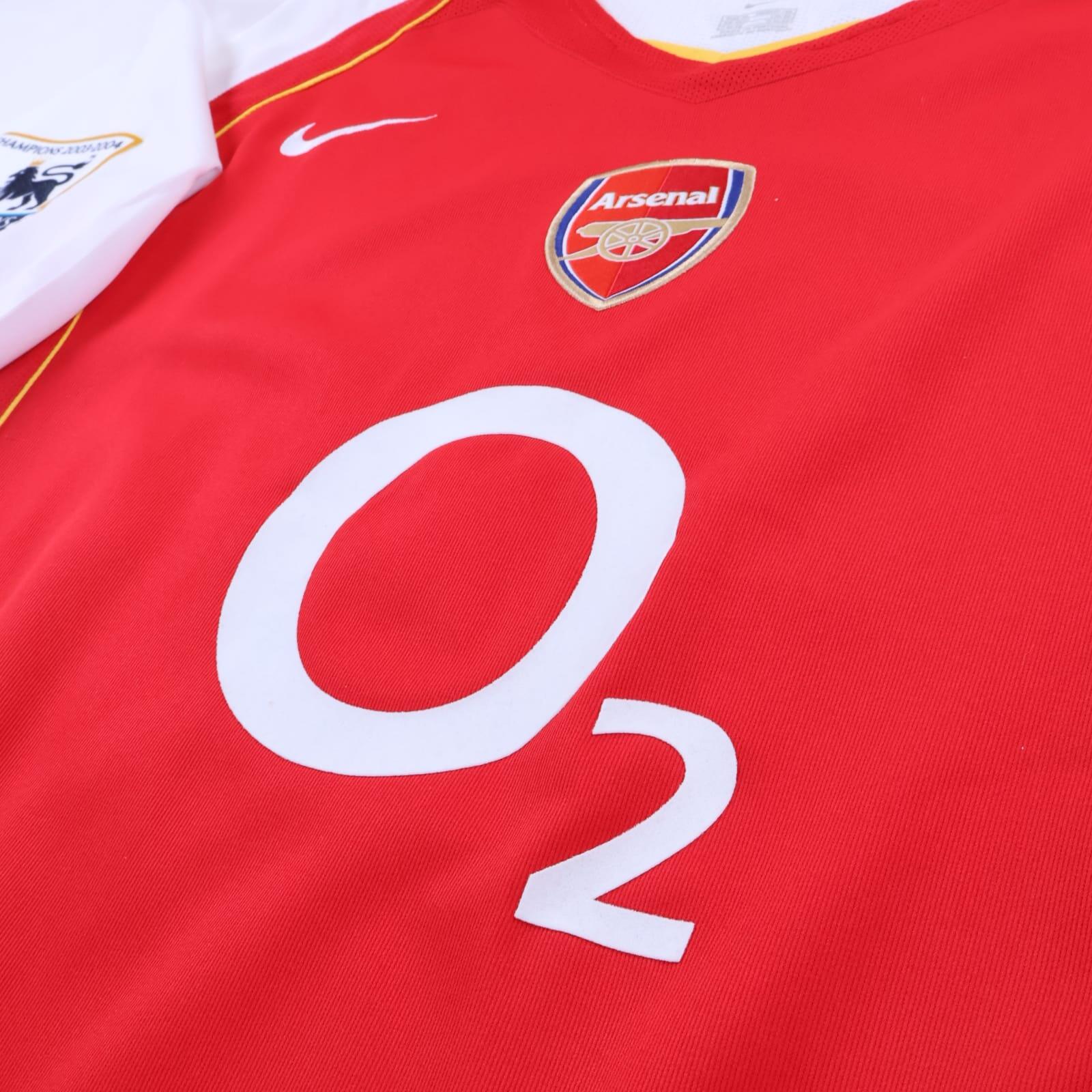 Arsenal Bergkamp #10 2004/05 Home Shirt - XL