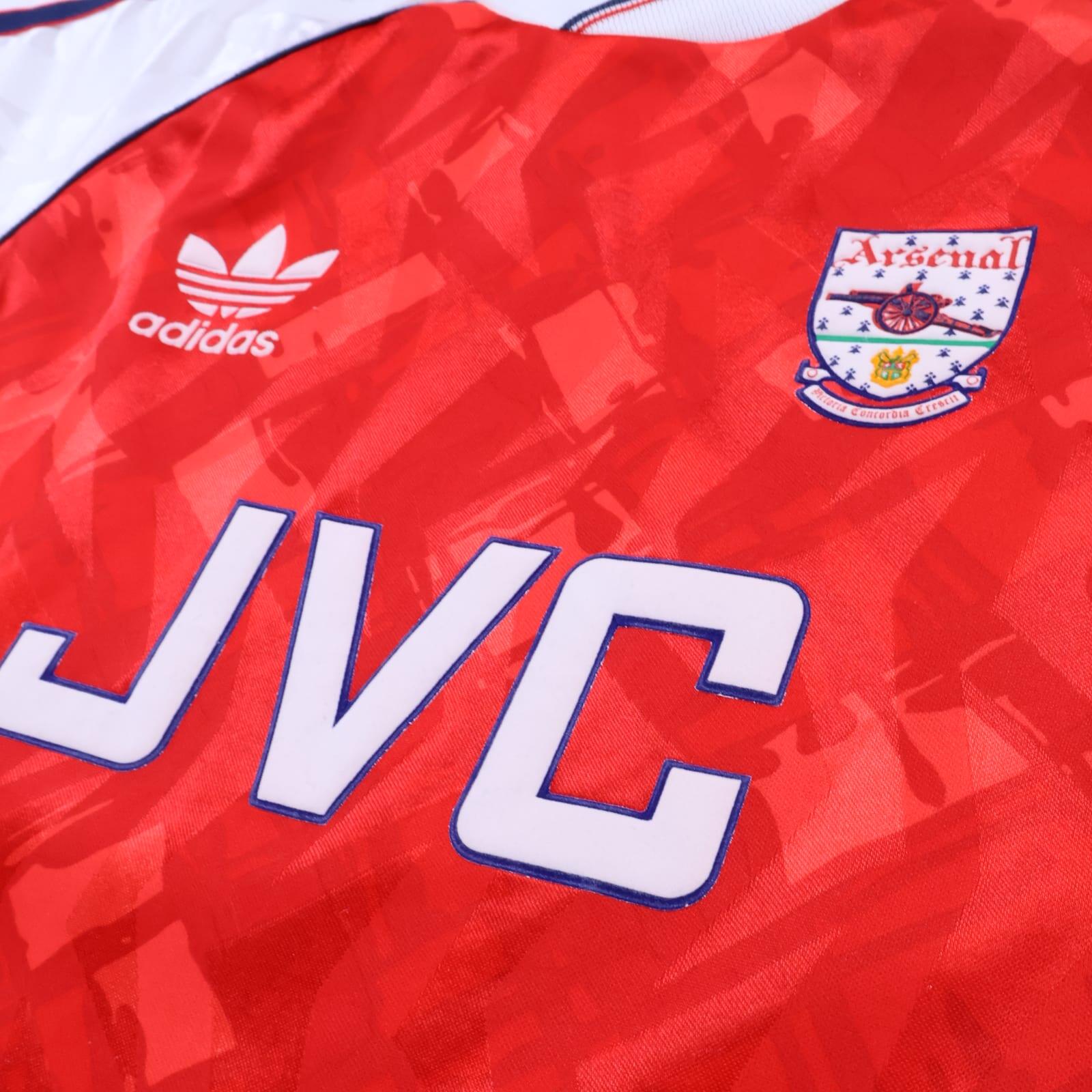 Arsenal 1990/92 Home Shirt - M - BACK