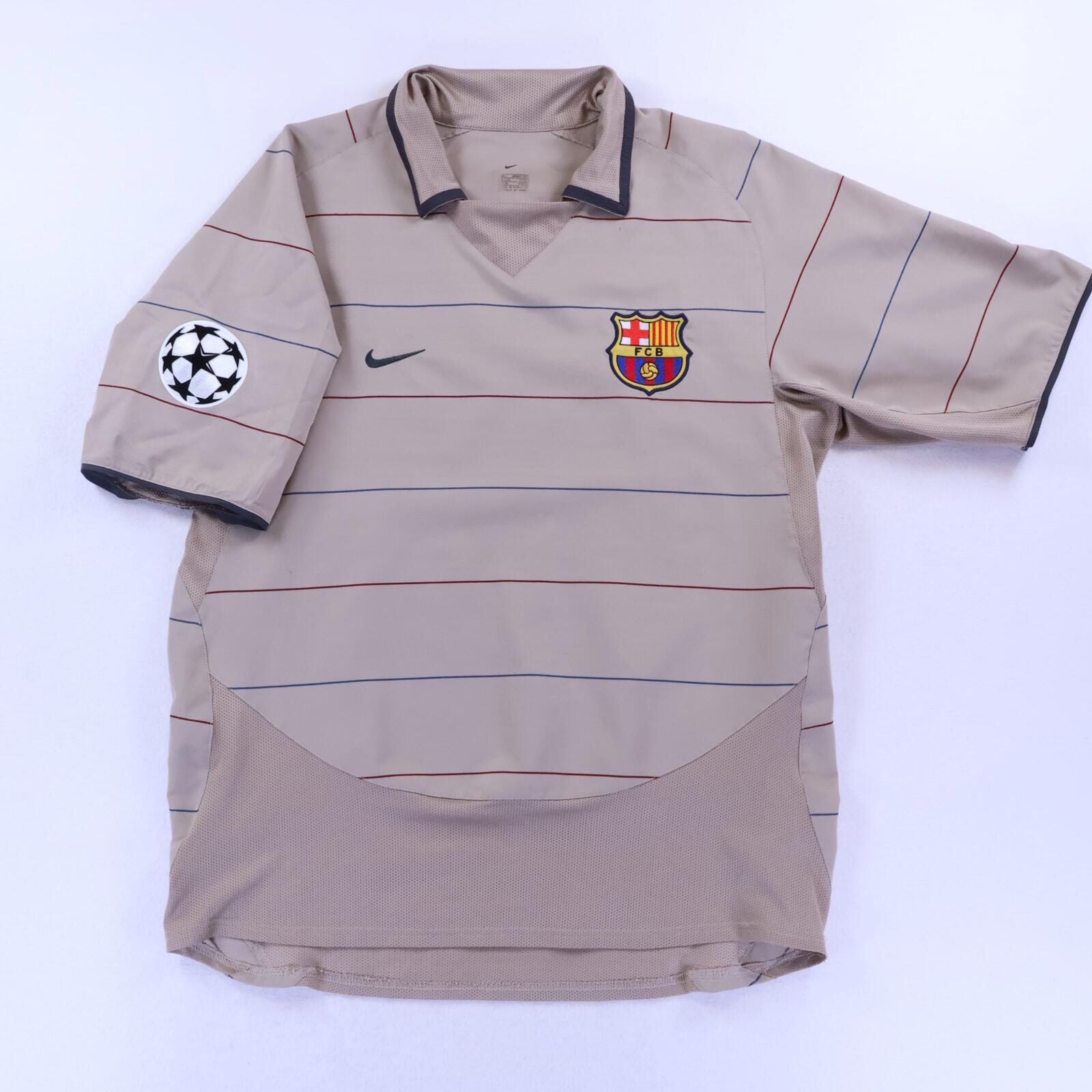 Barcelona Ronaldinho #10 2003/04 Away Shirt - L- BACK