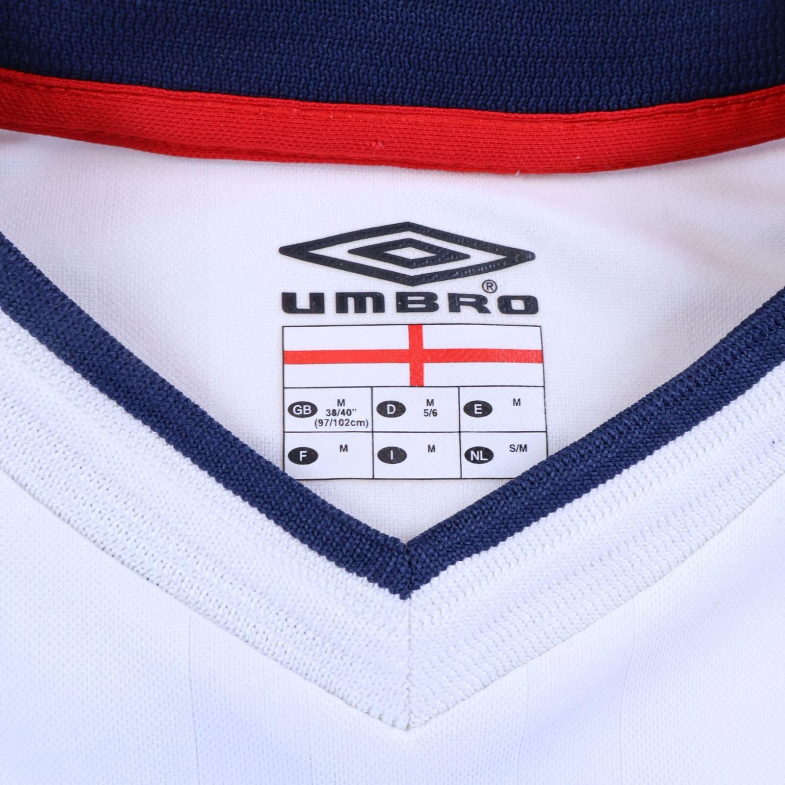England Beckham #7 2001/03 Home Shirt - M- TAGS