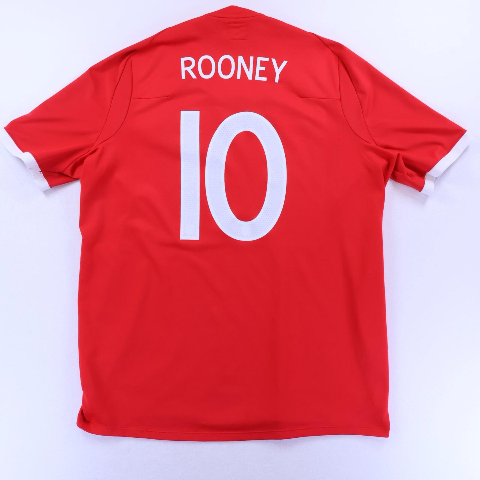 England Rooney #10 2010/11 Away Shirt - XL- FRONT