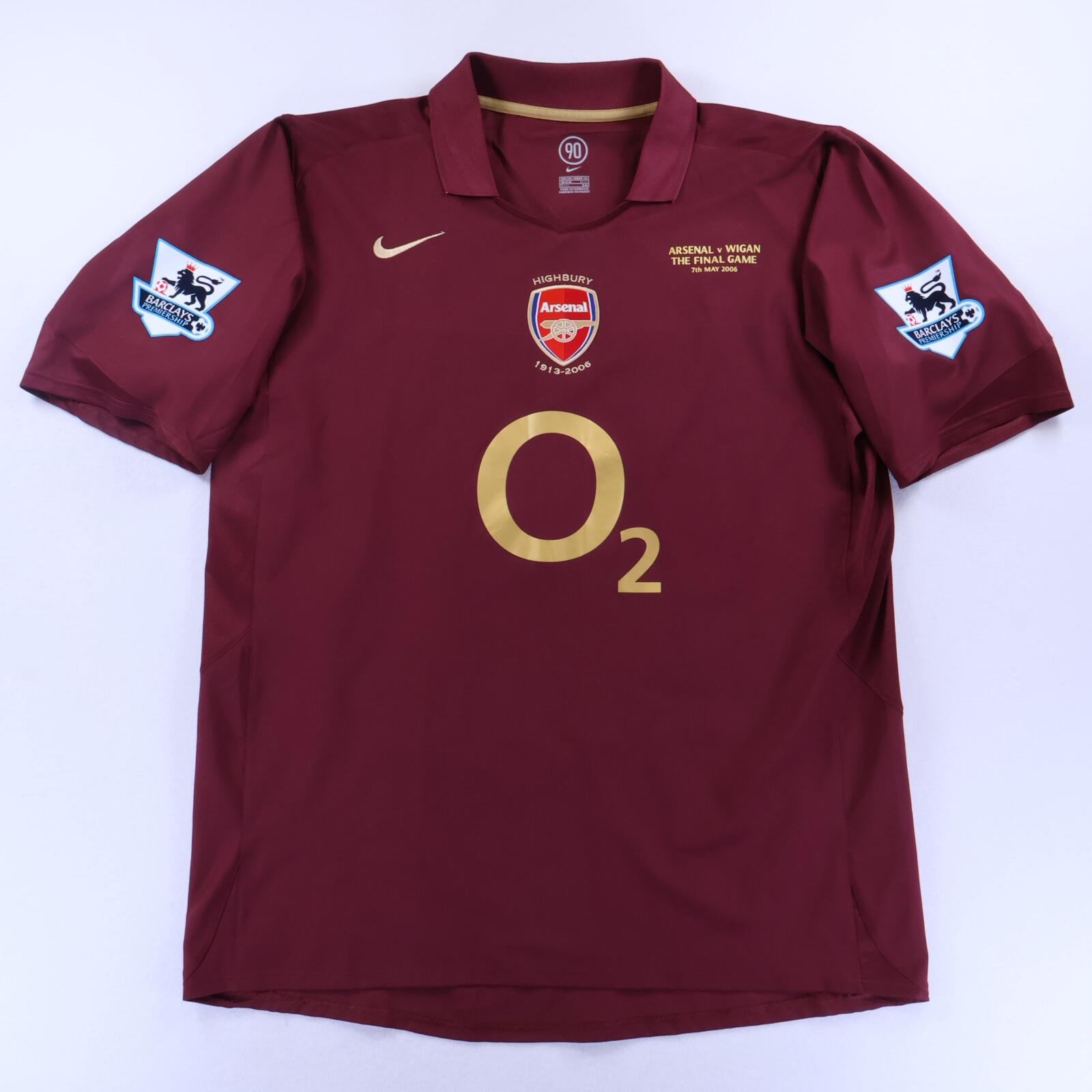 Arsenal Bergkamp #10 2005/06 Home Shirt - XXL- BACK