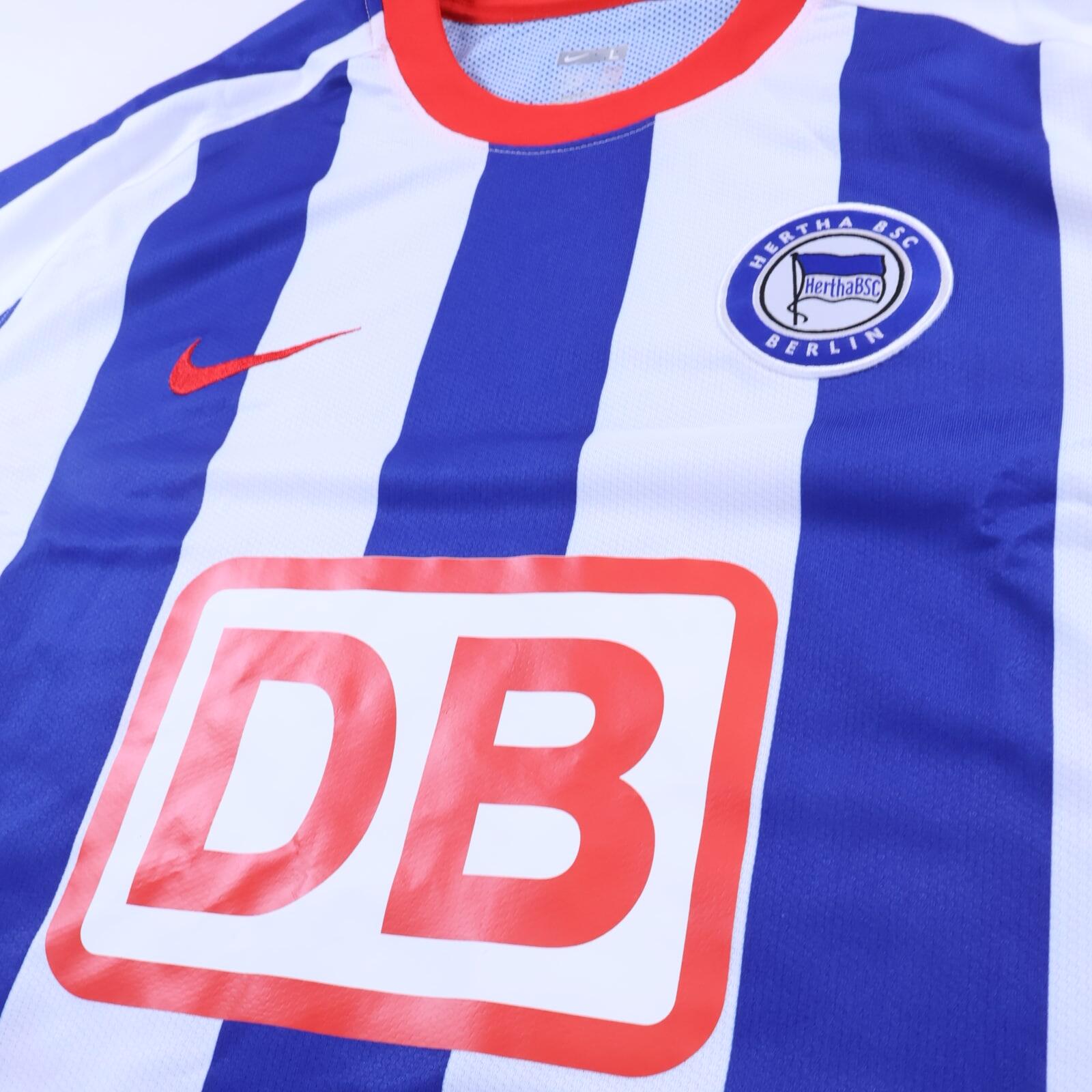Hertha Berlin 2008/09 Home Shirt - L- BACK