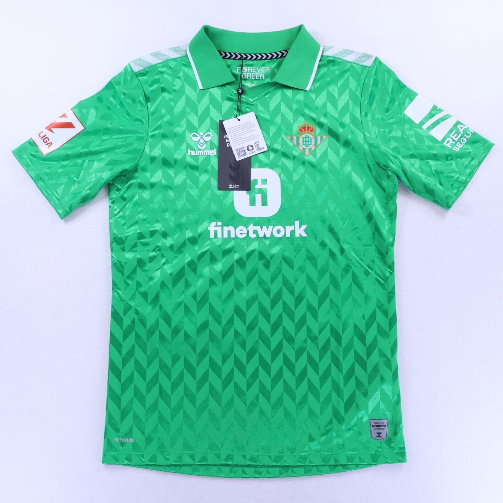 Real Betis Belerin #2 2023/24 Away Shirt - S- BACK