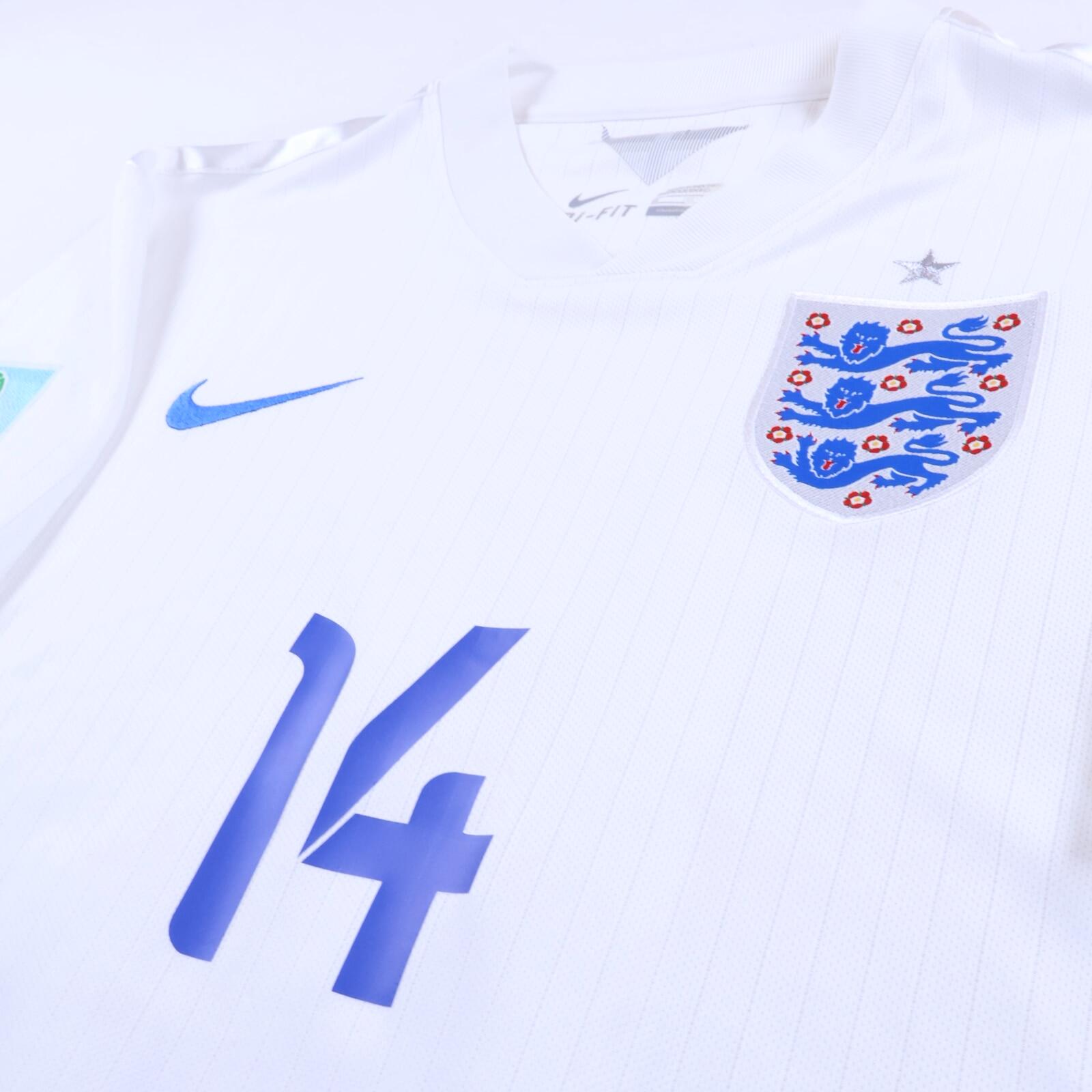 England Henderson #14 2014/15 Home Shirt - M