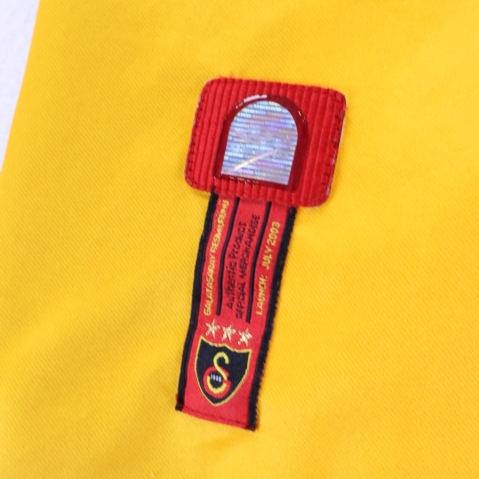 Galatasaray S.K H. Sukur #10 2003/04 Home Shirt - L