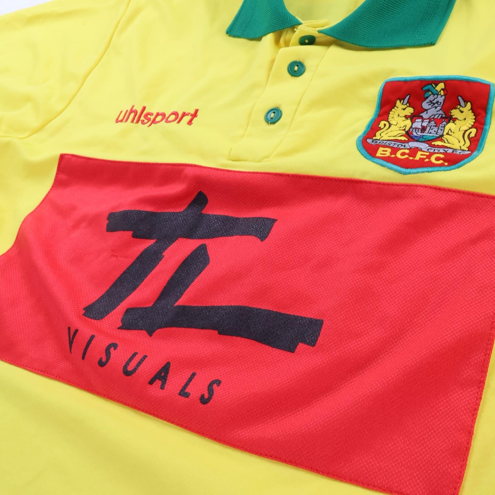 Bristol City F.C #15 1998/99 Away Shirt - Prototype - M- BACK