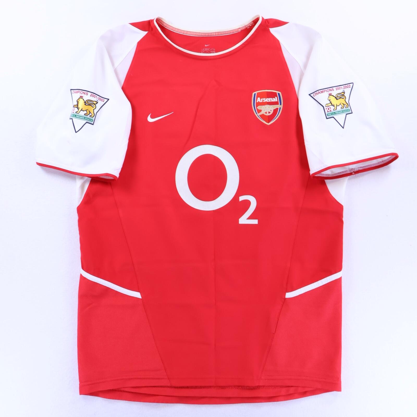 Arsenal Gilberto #19 2002/04 Home Shirt - M- BACK