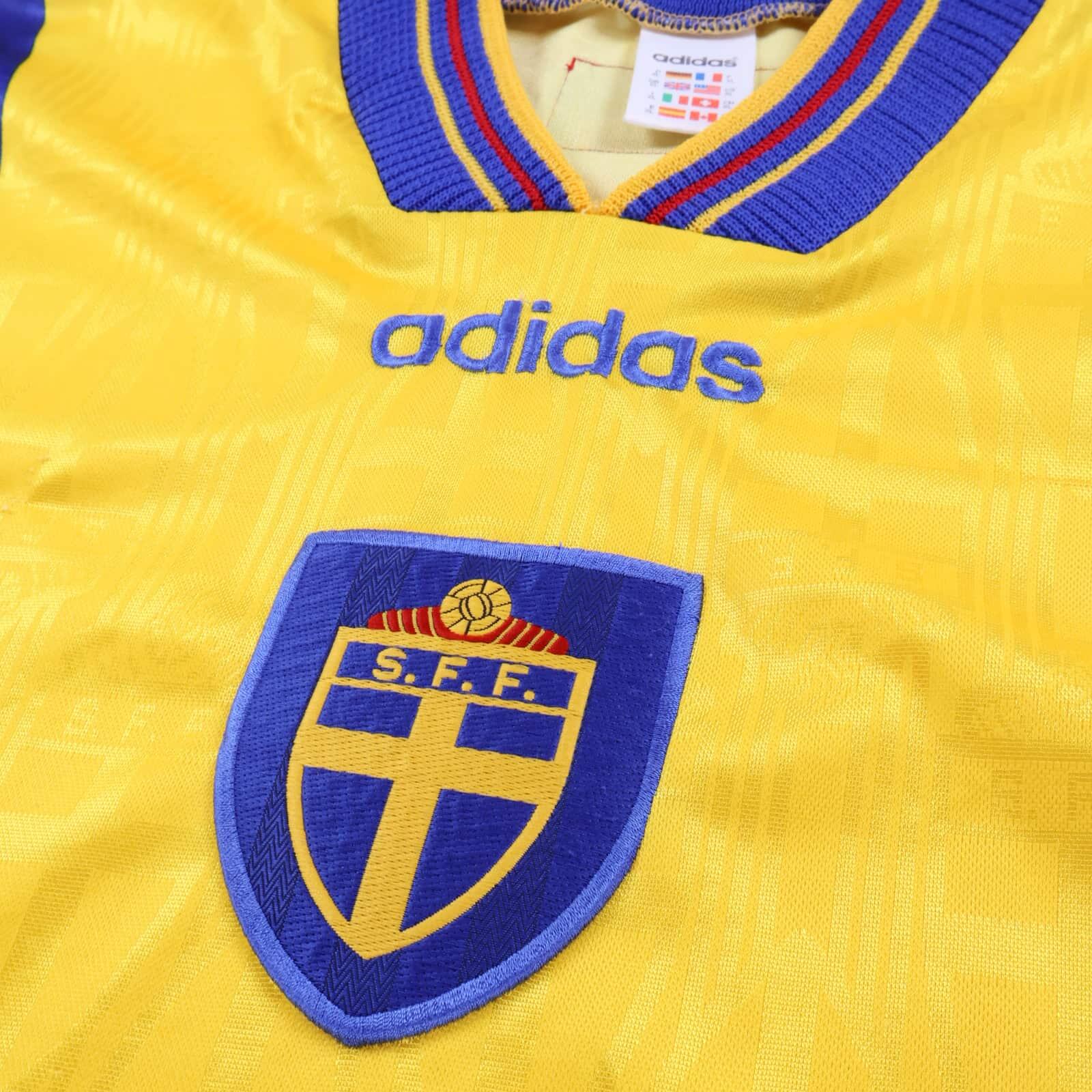 Sweden 1996/98 Home Shirt - XL- BACK