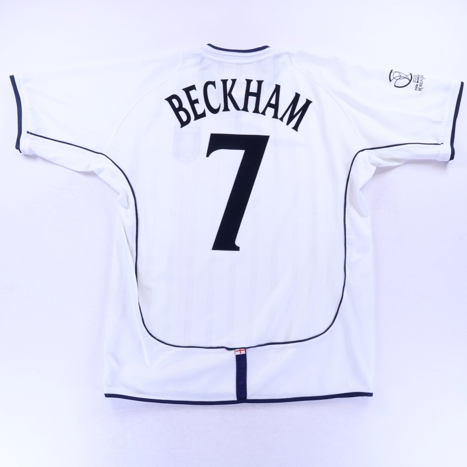 England Beckham #7 2001/03 Home Shirt - XL- FRONT