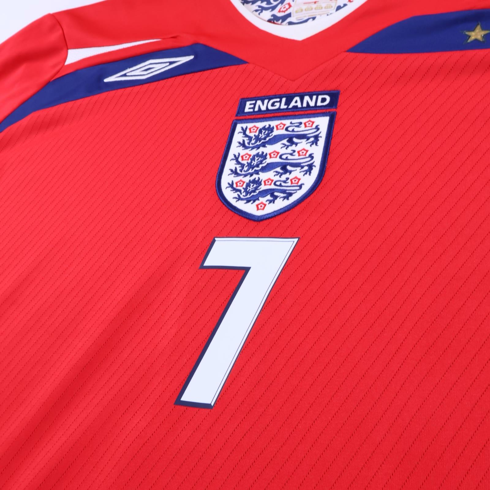 England Beckham #7 2008/10 Away Shirt - 2XL