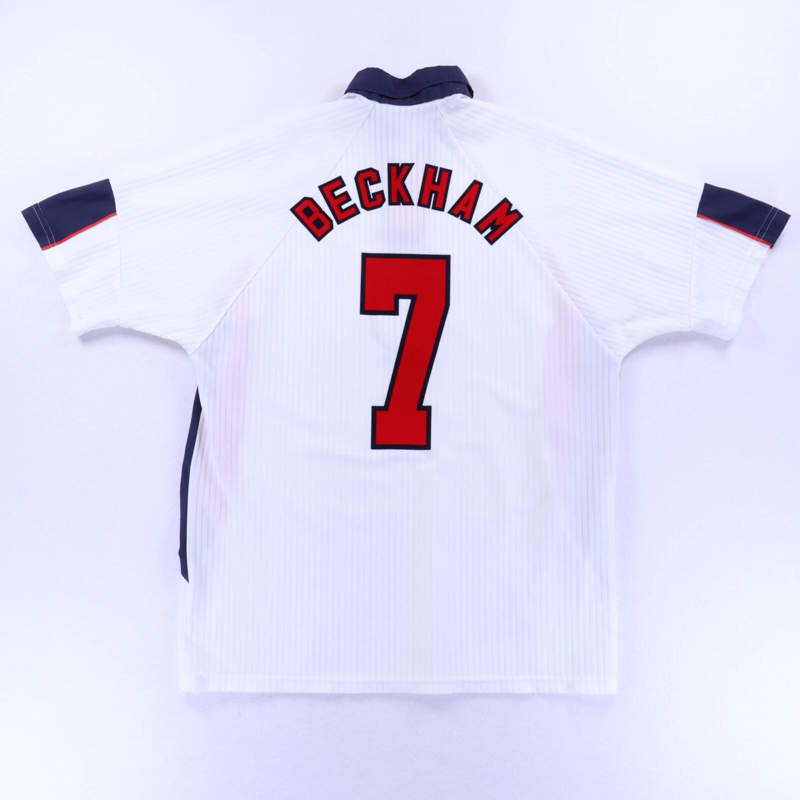 England Beckham #7 1997/99 Home Shirt - XL- FRONT
