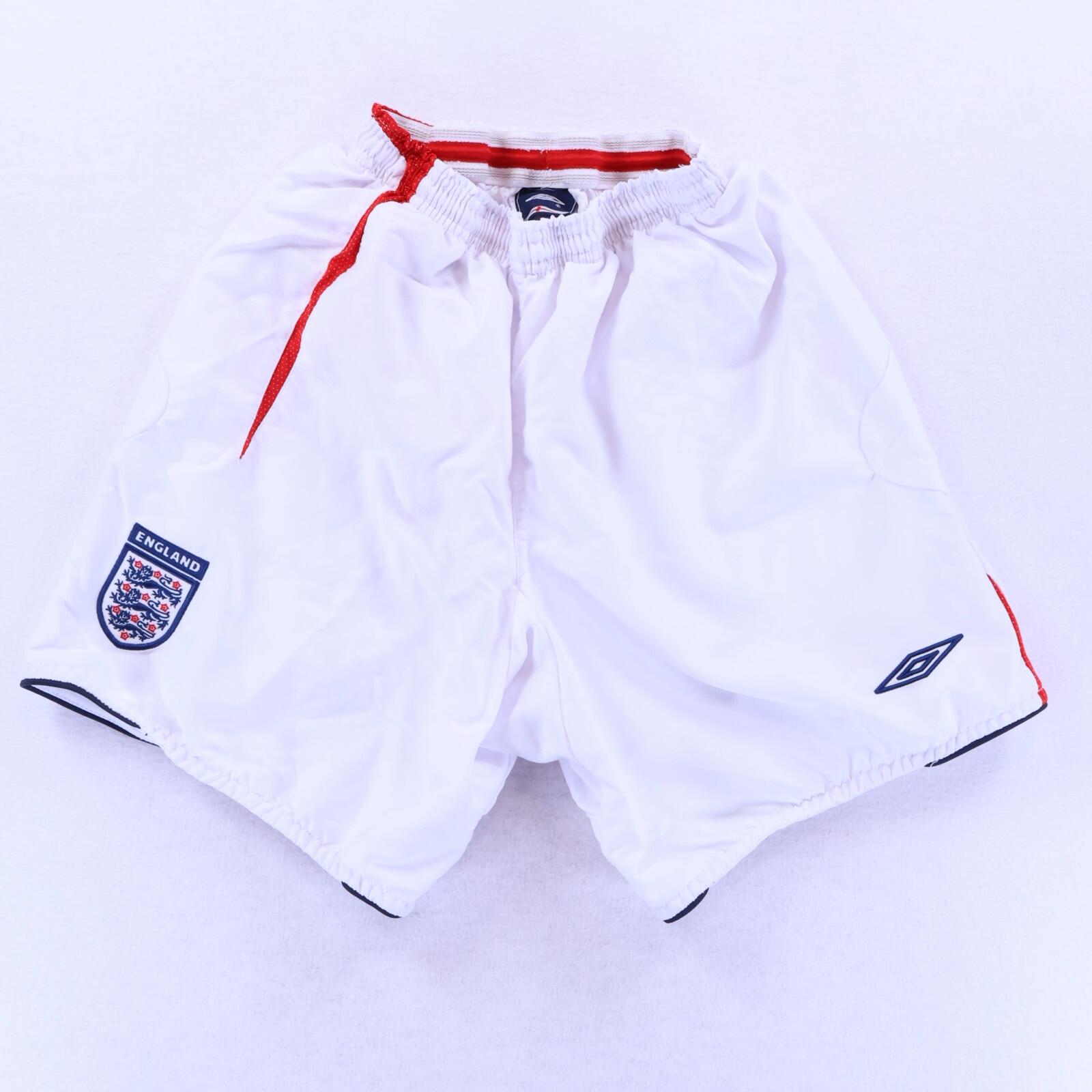 England 2005/07 Shorts - S- FRONT