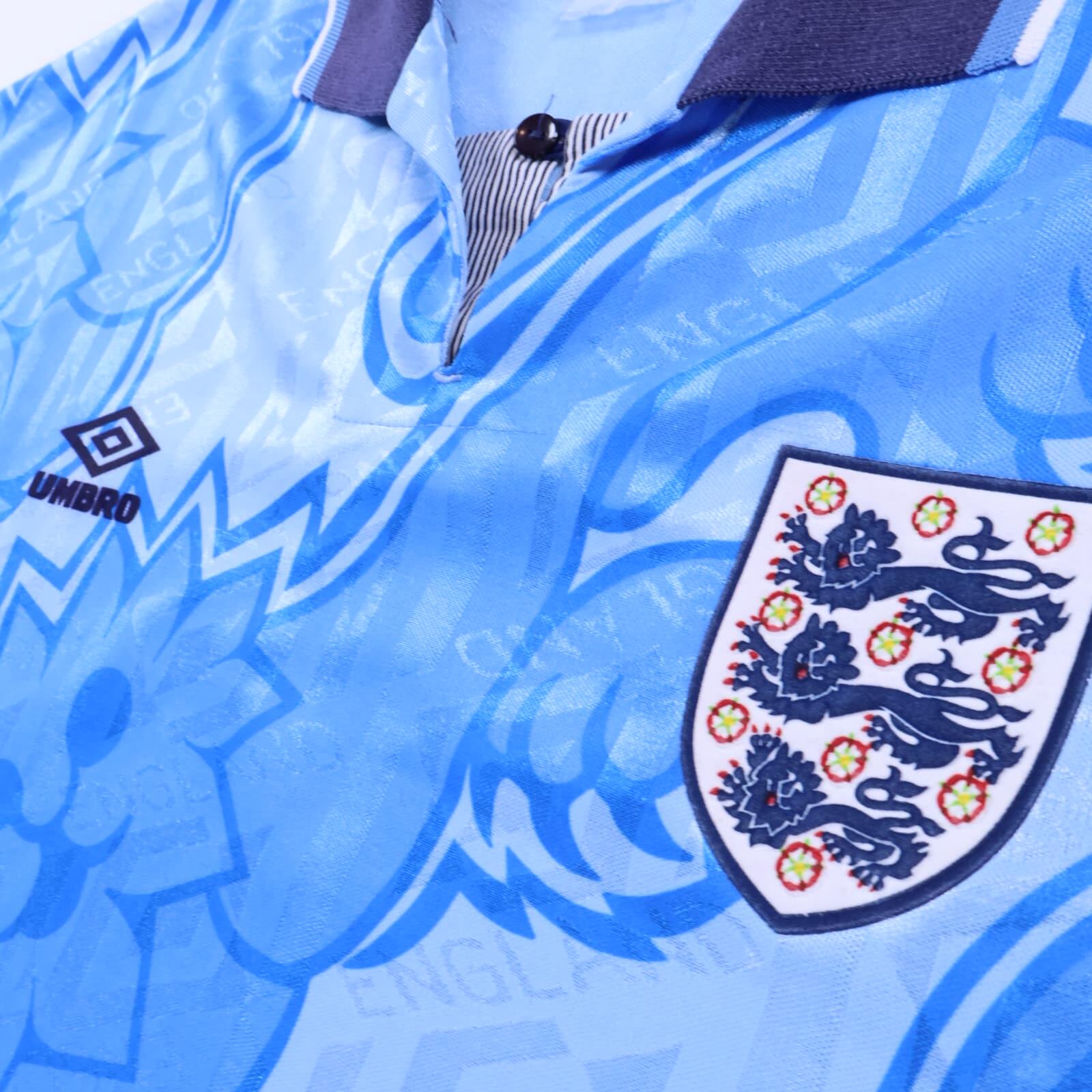 England 1992/93 Third Shirt - L- BACK