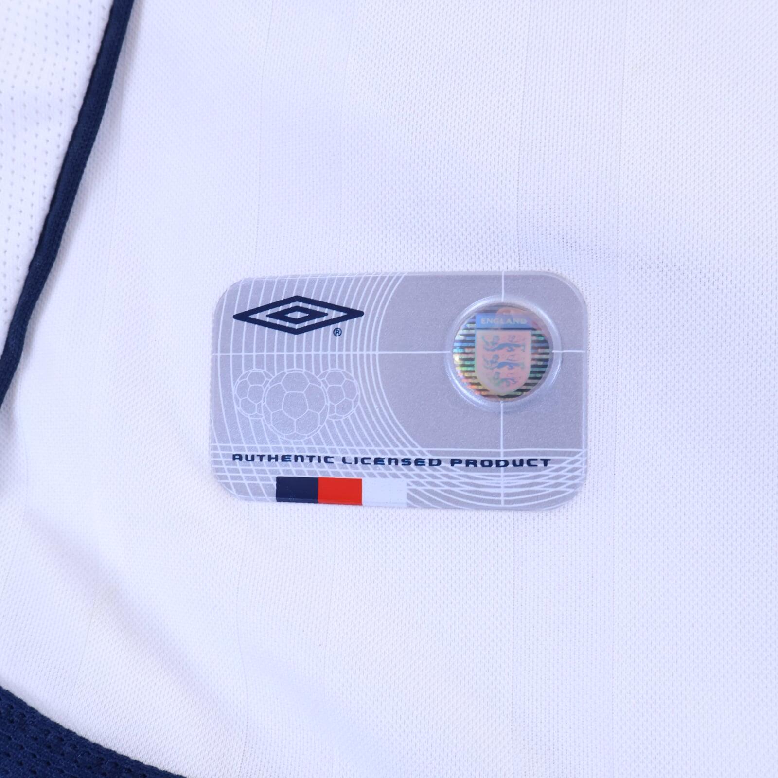 England Beckham #7 2001/03 Home Shirt - L