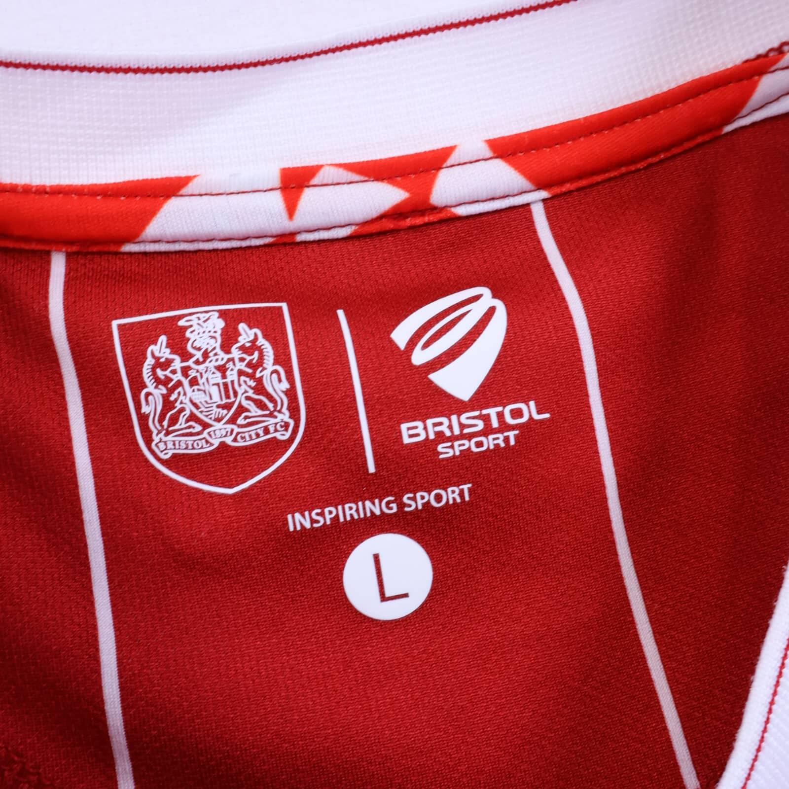 Bristol City F.C 2017/18 Home Shirt - L