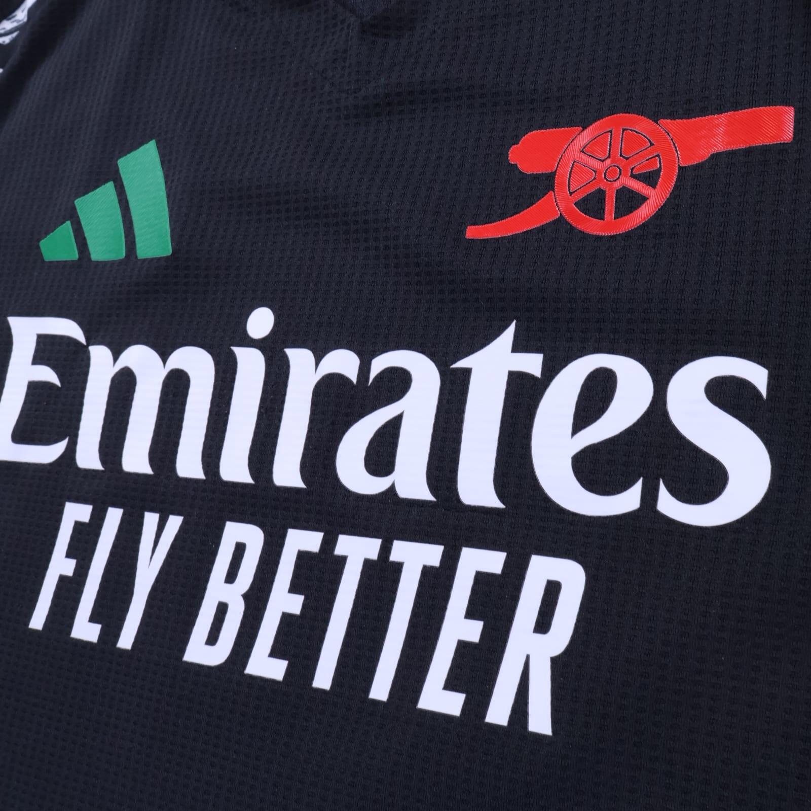Arsenal White #4 2024/25 Away Shirt - M