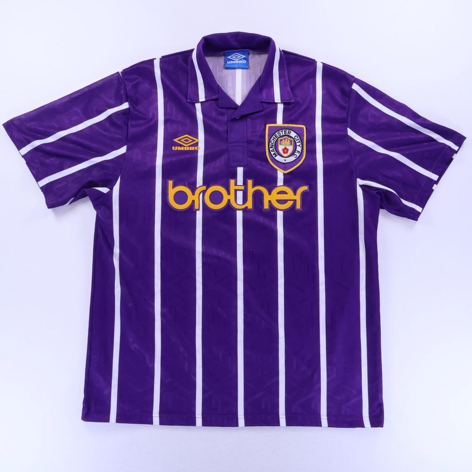 Manchester City 1992/94 Away Shirt - XL- FRONT