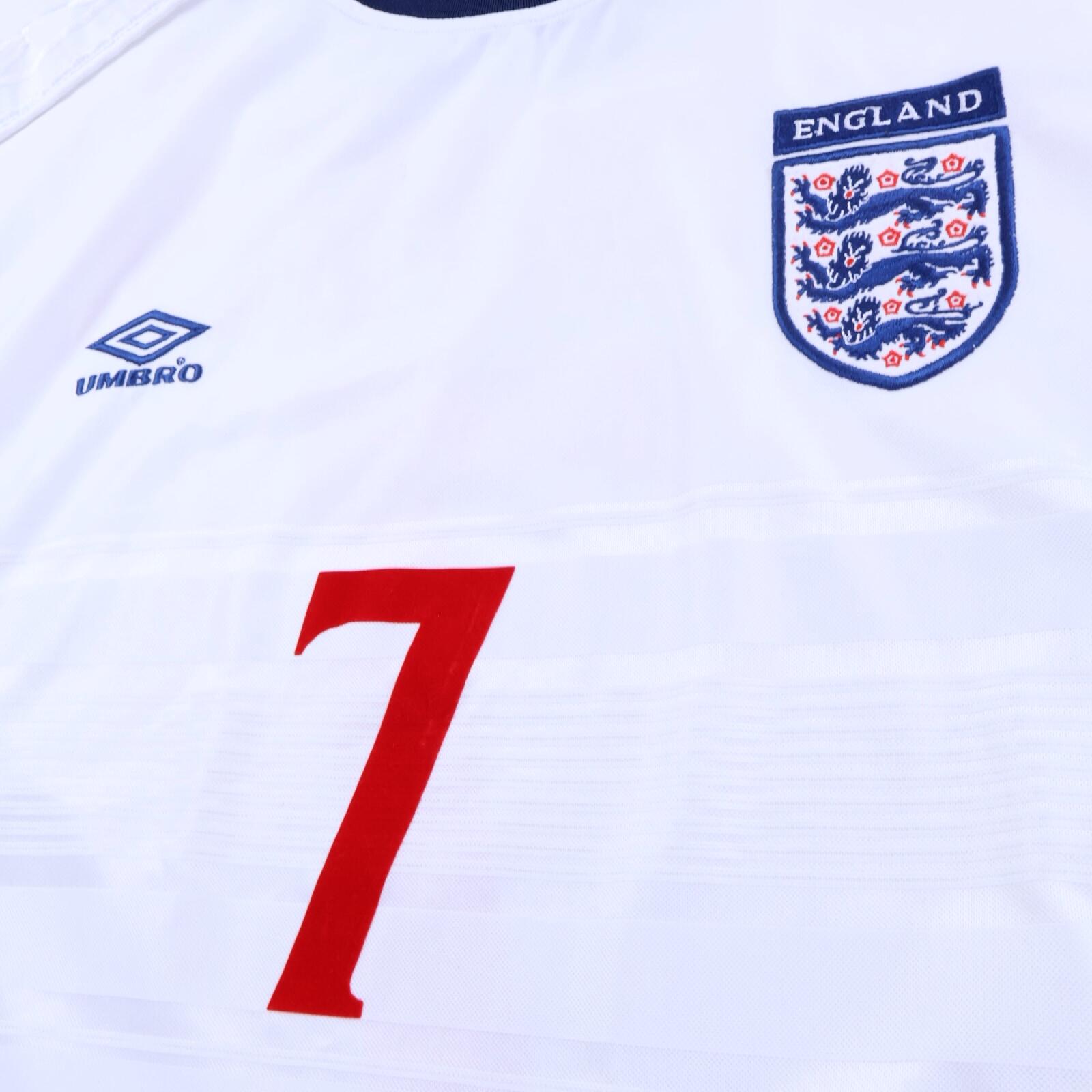 England Beckham #7 1999/01 Home Shirt - XL