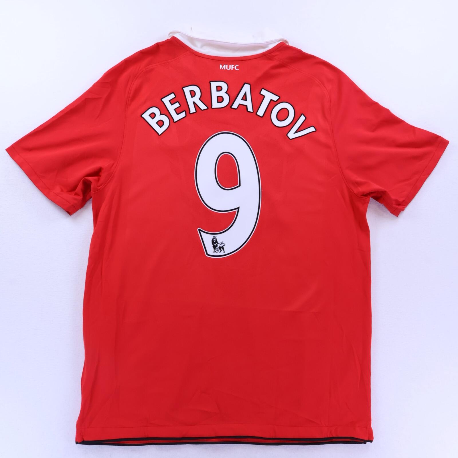 Manchester United Berbatov #9 2010/11 Home - Champions League Winners - L- FRONT