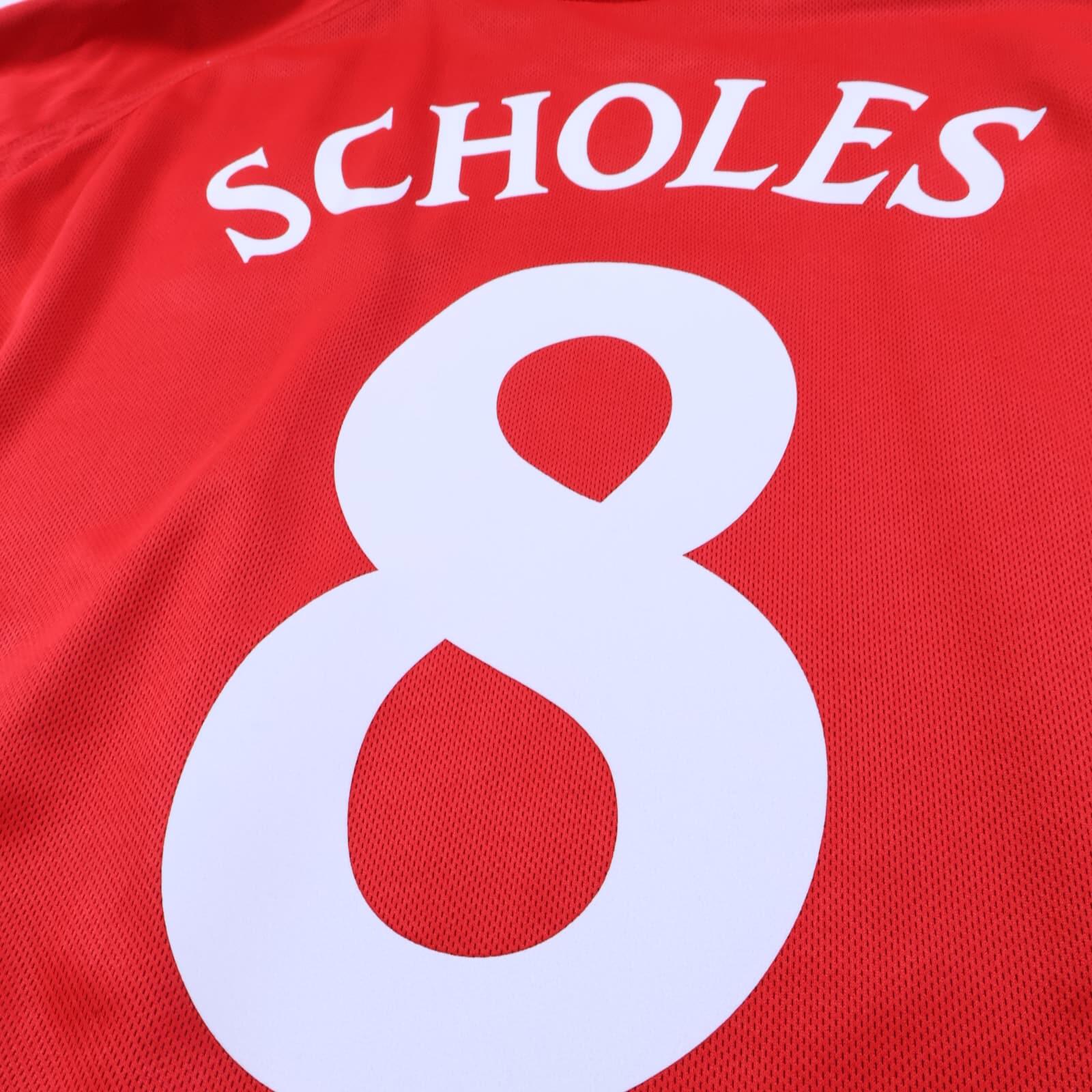 England Scholes #8 2002/04 Away Shirt - Reversible - 3XL