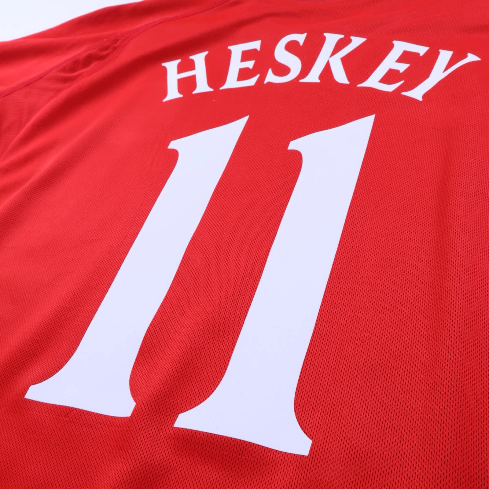 England Heskey #11 2002/04 Away Shirt - Reversible - XL