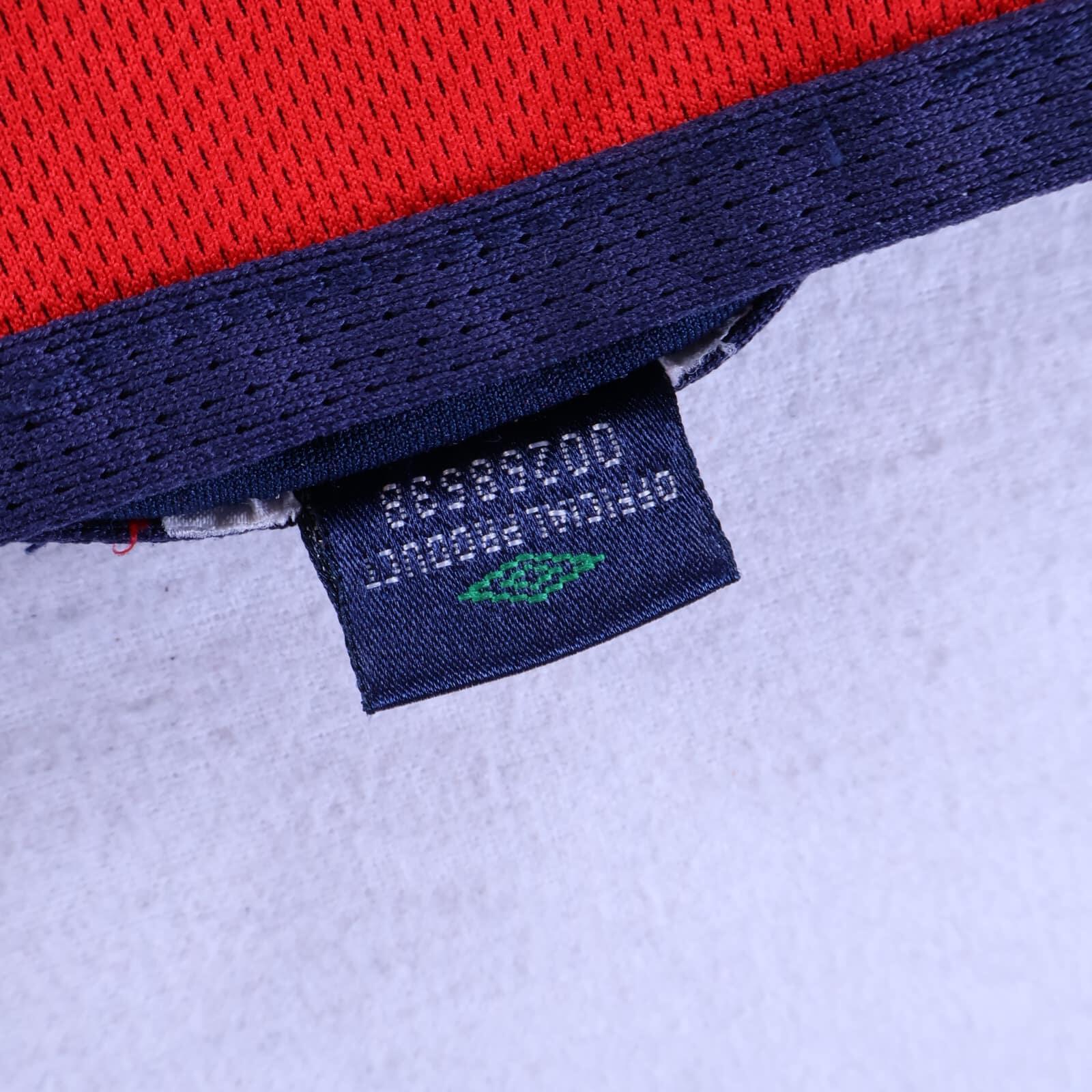 England Scholes #8 2002/04 Away Shirt - Reversible - L- TAGS