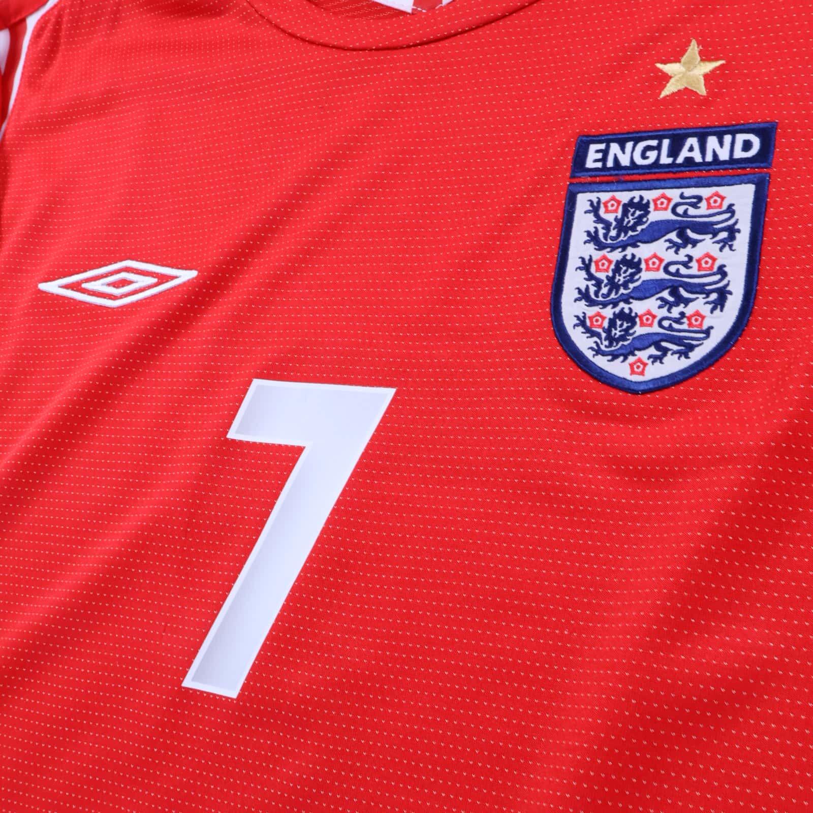 England Beckham #7 2004/06 Away Shirt - L