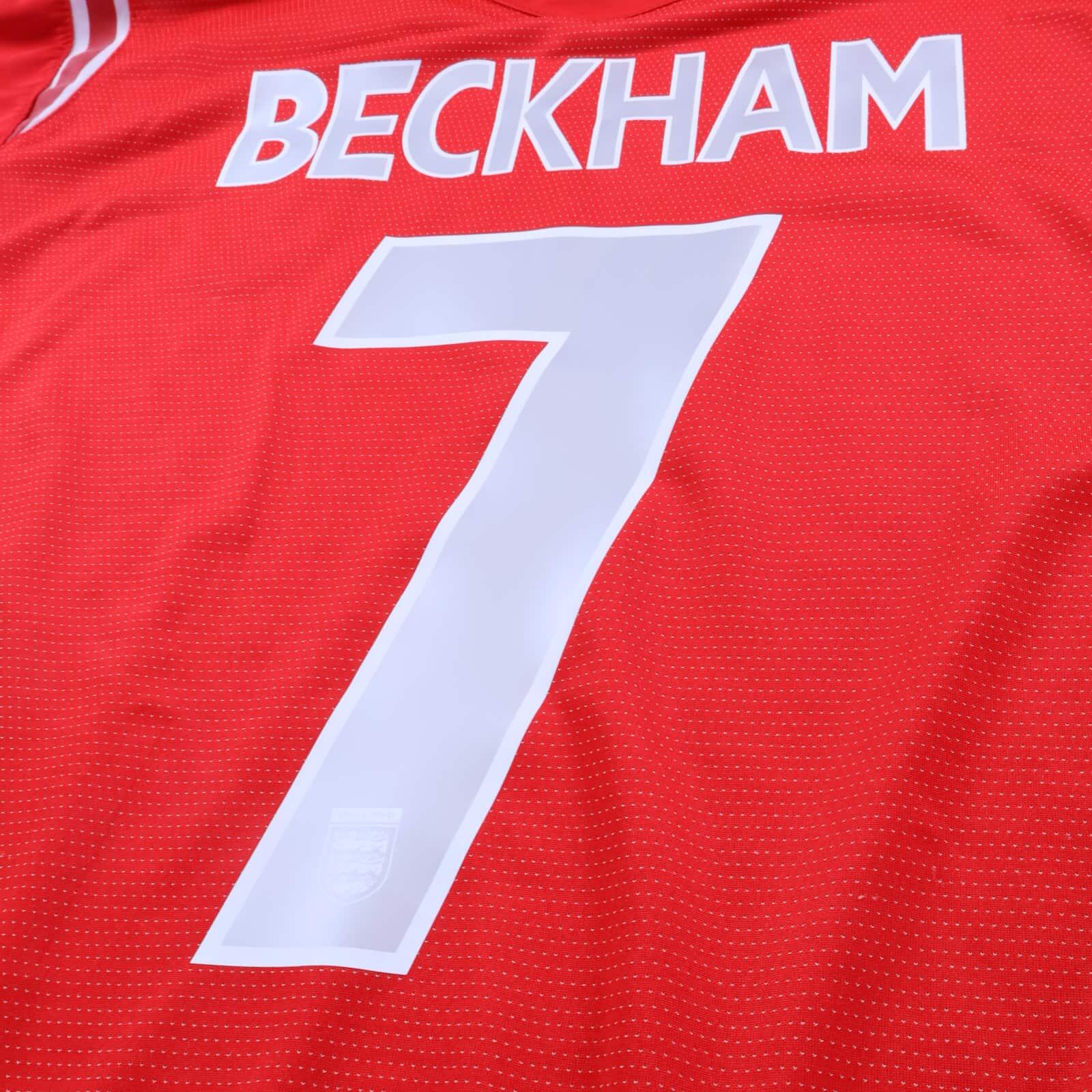 England Beckham #7 2004/06 Away Shirt - L- TAGS