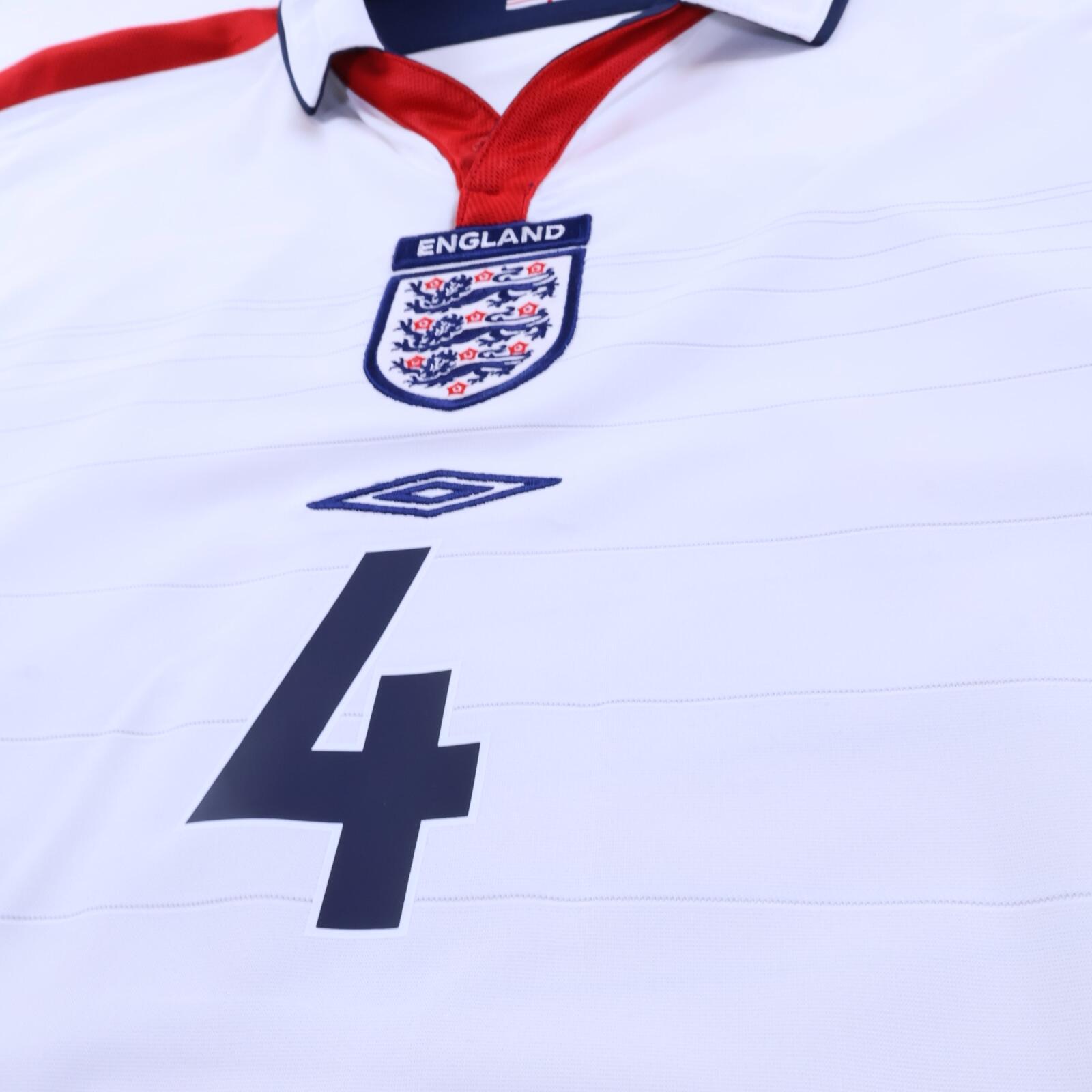 England Gerrard #4 2003/05 Home Shirt - Reversible - 2XL