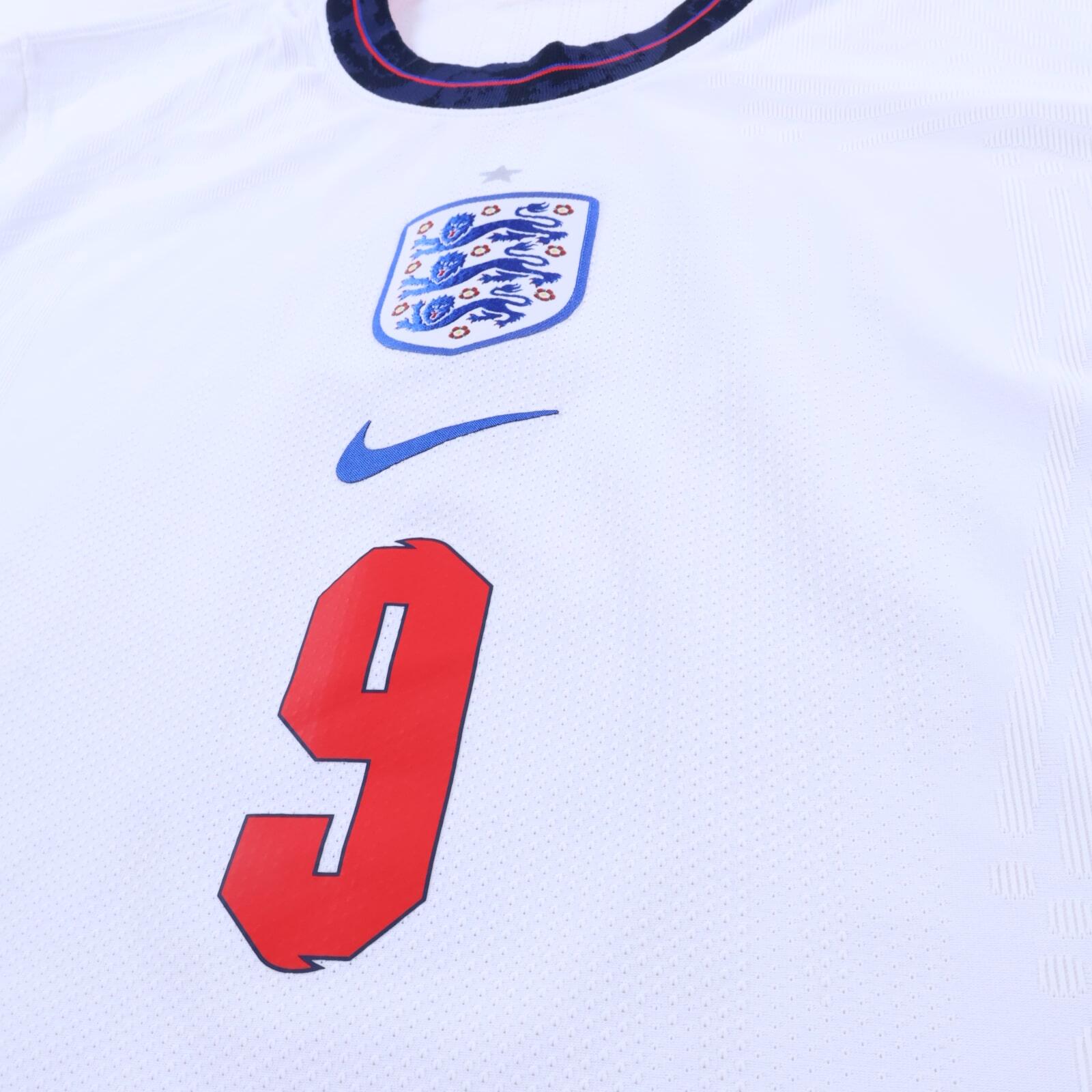 England #9 2020/22 Home Shirt - Player Issue - L- BACK