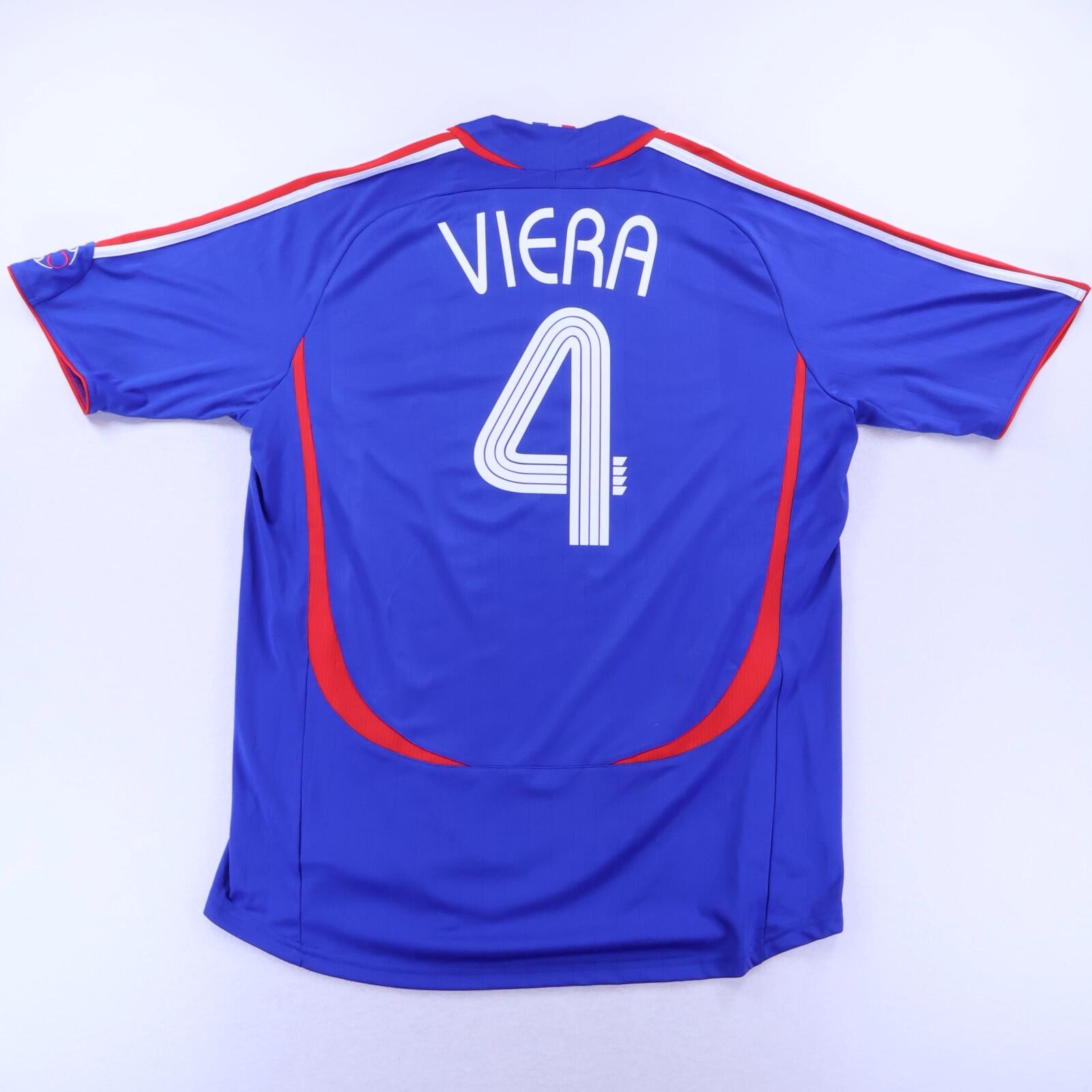 France Viera #4 2006/07 Home Shirt - XL